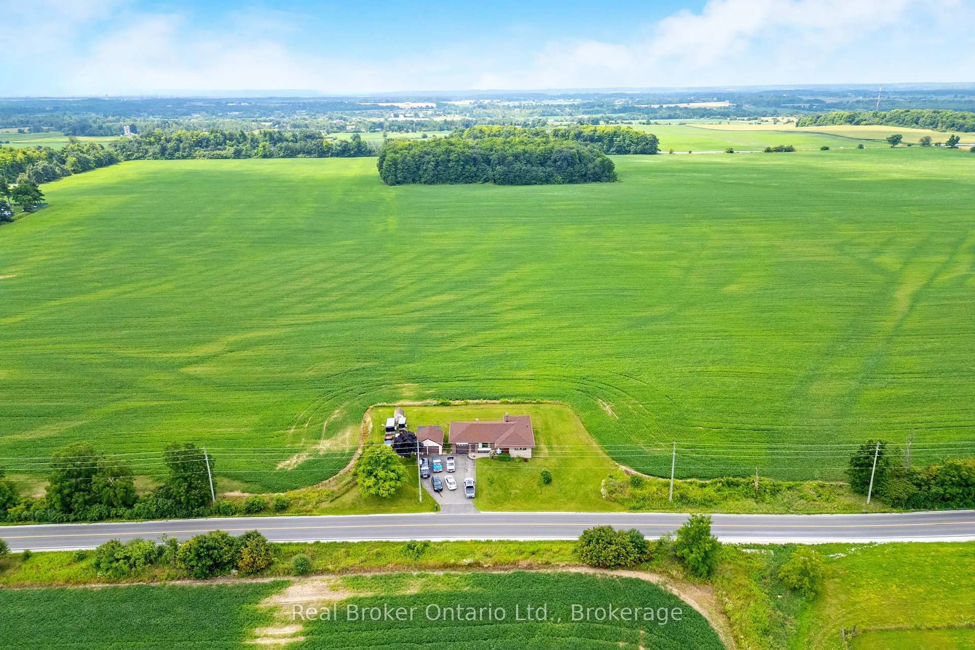 A pic from outside/outdoor area/front of a property/back of a property/a pic from drone, unknown for 9110 Tenth Line, Halton Hills Ontario L0P 1K0