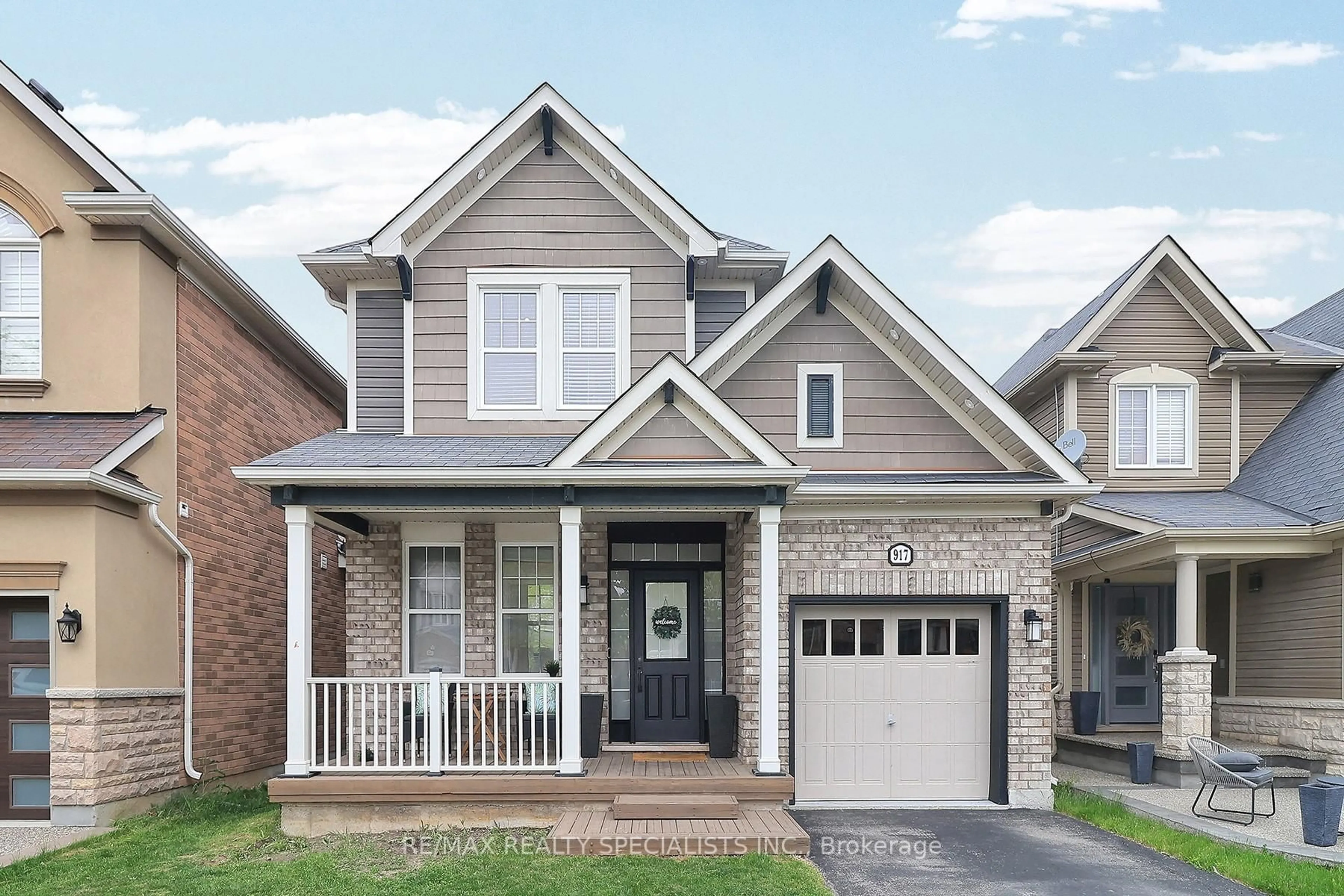 Home with brick exterior material, street for 917 MCTRACH Cres, Milton Ontario L9T 1M5