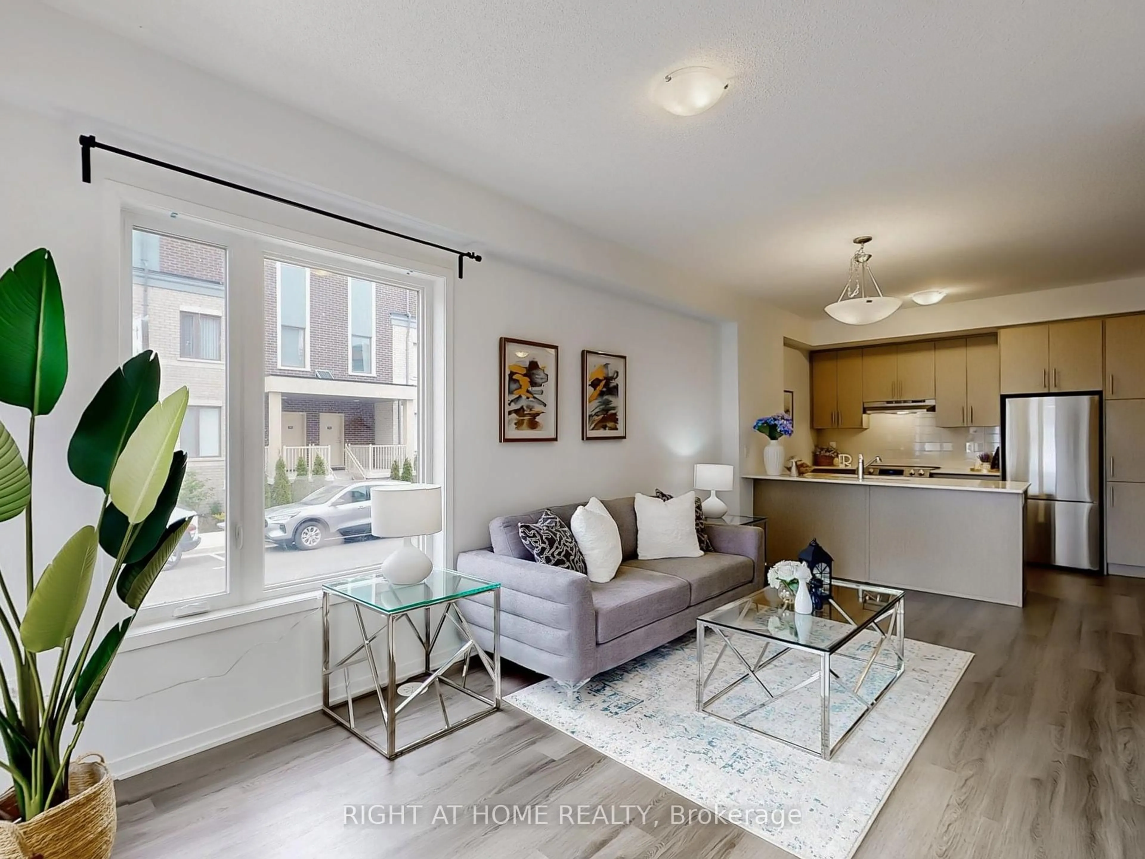 Living room with furniture, unknown for 20 Lloyd Janes Lane #173, Toronto Ontario M8V 0J6