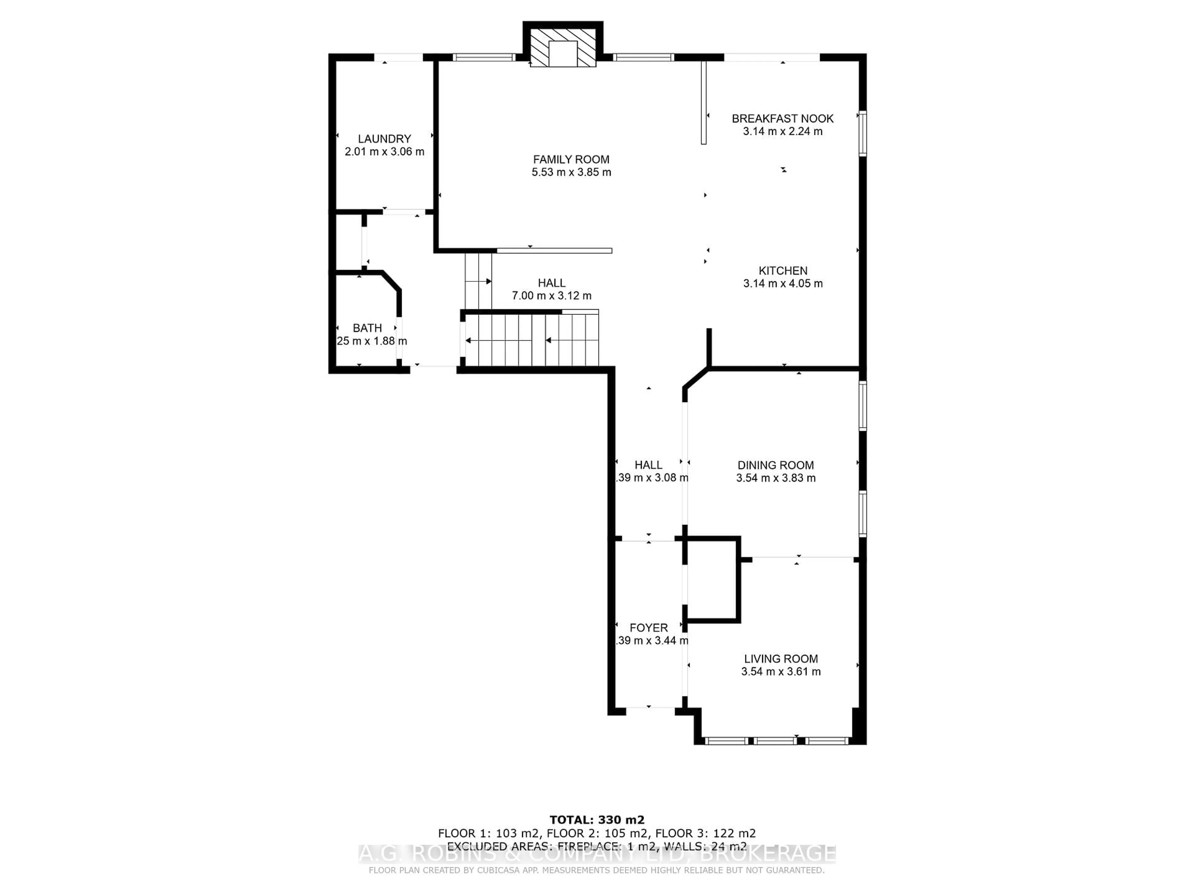 Floor plan for 2299 Millstone Dr, Oakville Ontario L6M 0H1