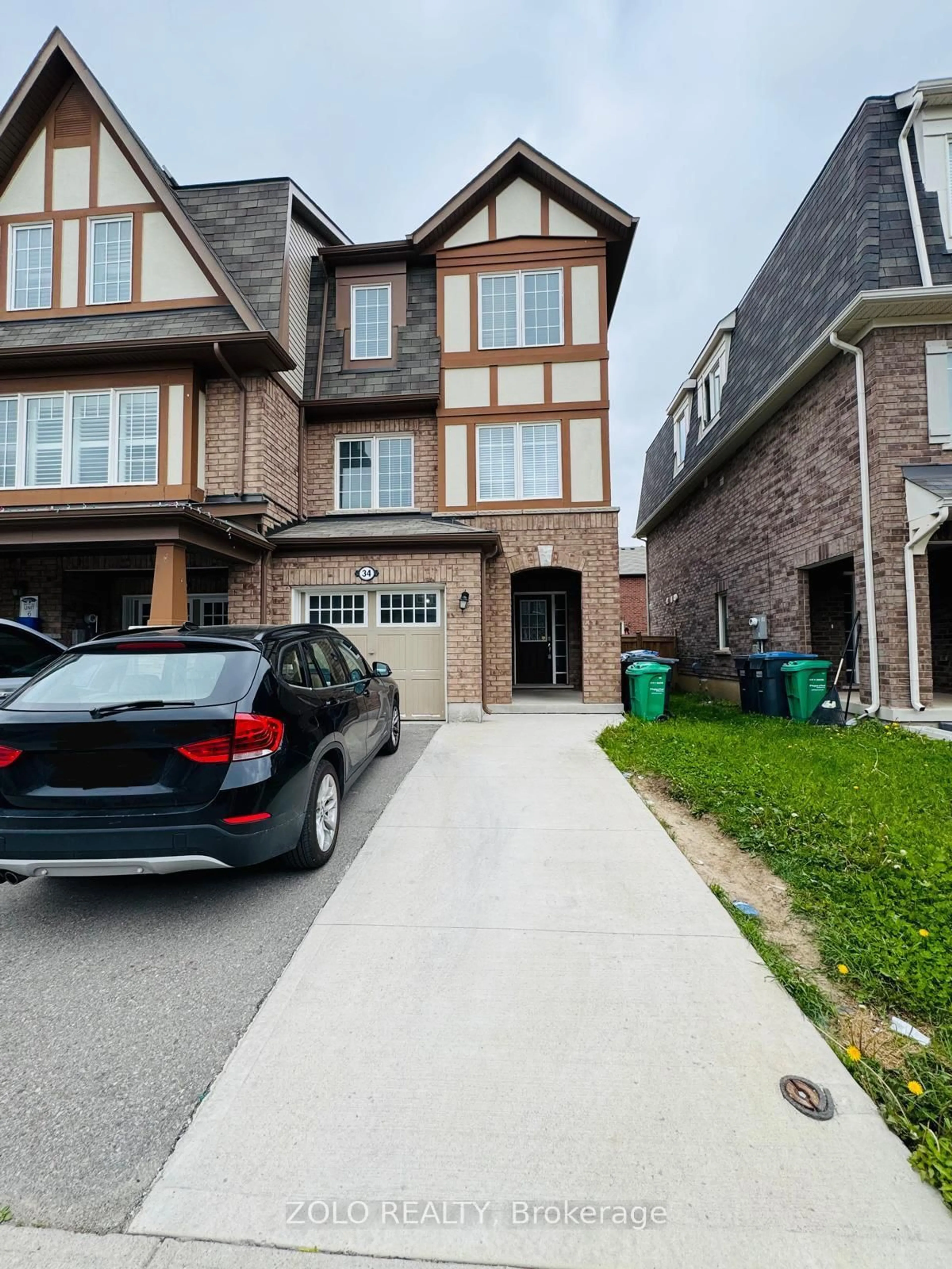 Home with brick exterior material, street for 34 Stewardship Rd, Brampton Ontario L7A 4E8