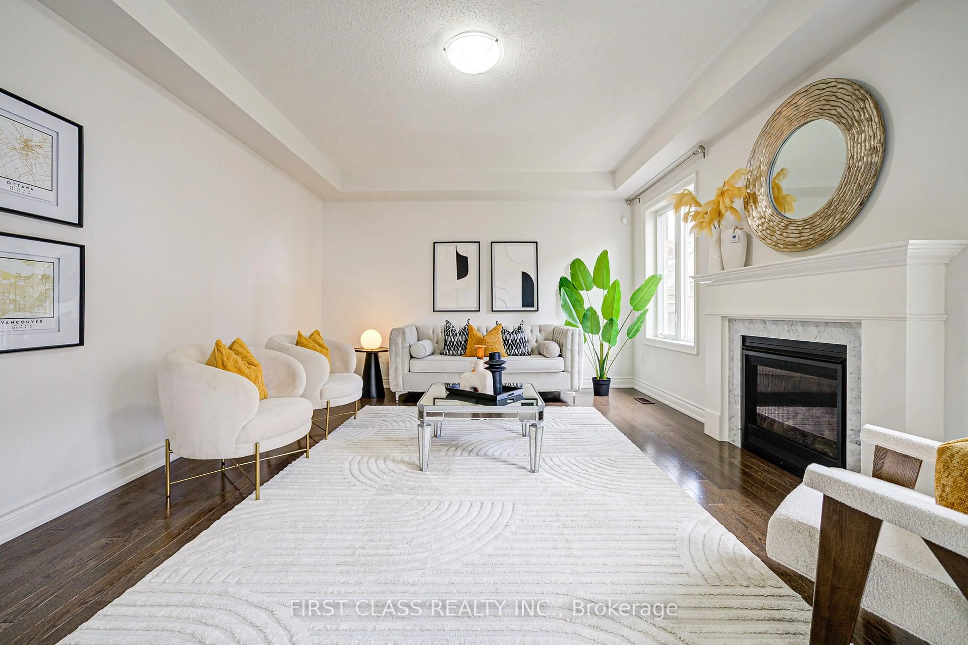 Living room with furniture, unknown for 3103 Streamwood Passage N/A, Oakville Ontario L6H 0S8