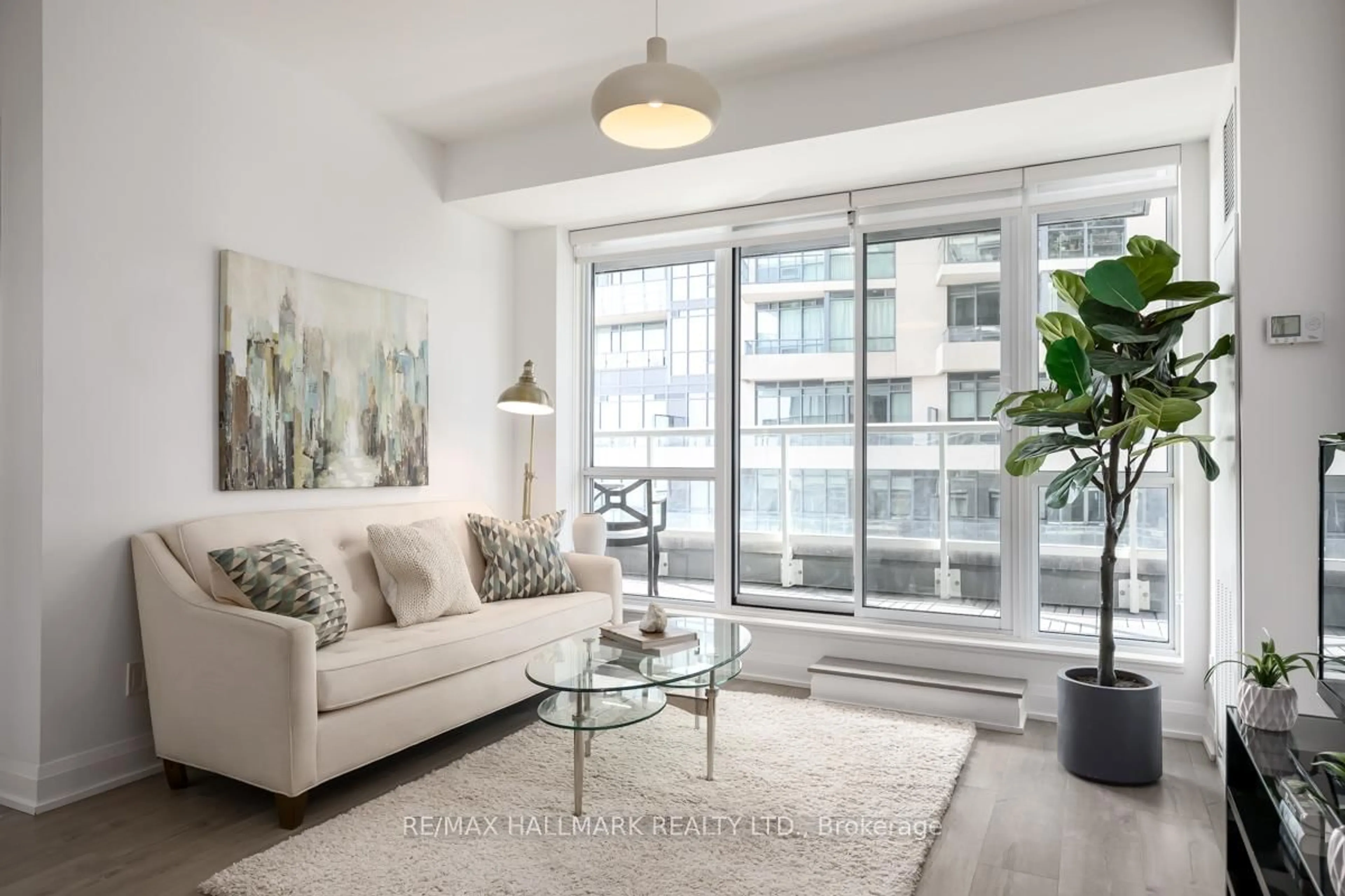 Living room with furniture, unknown for 110 Marine Parade Dr #604, Toronto Ontario M8V 0B6