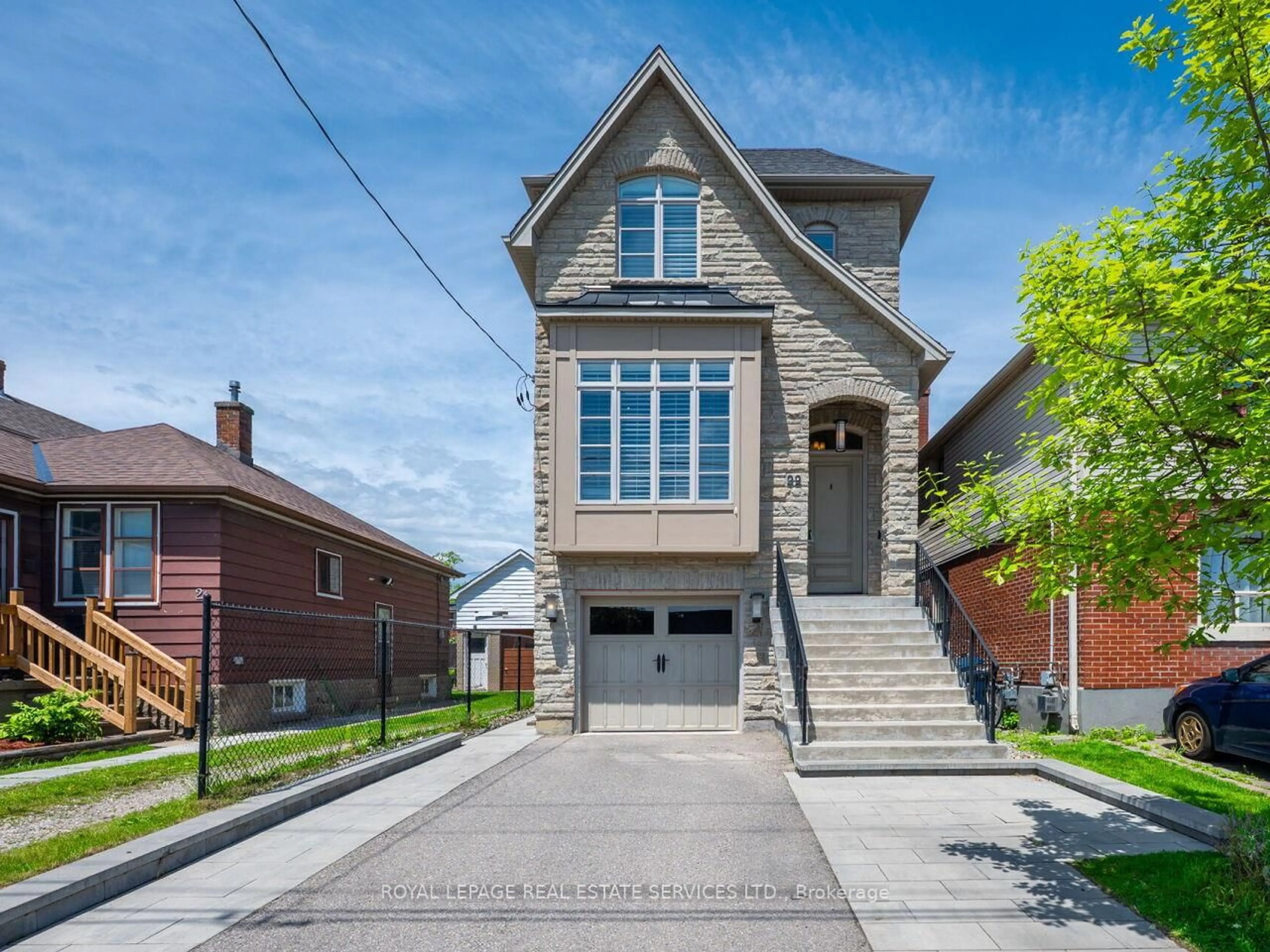 Home with brick exterior material, street for 22 Portland St, Toronto Ontario M8Y 1A5