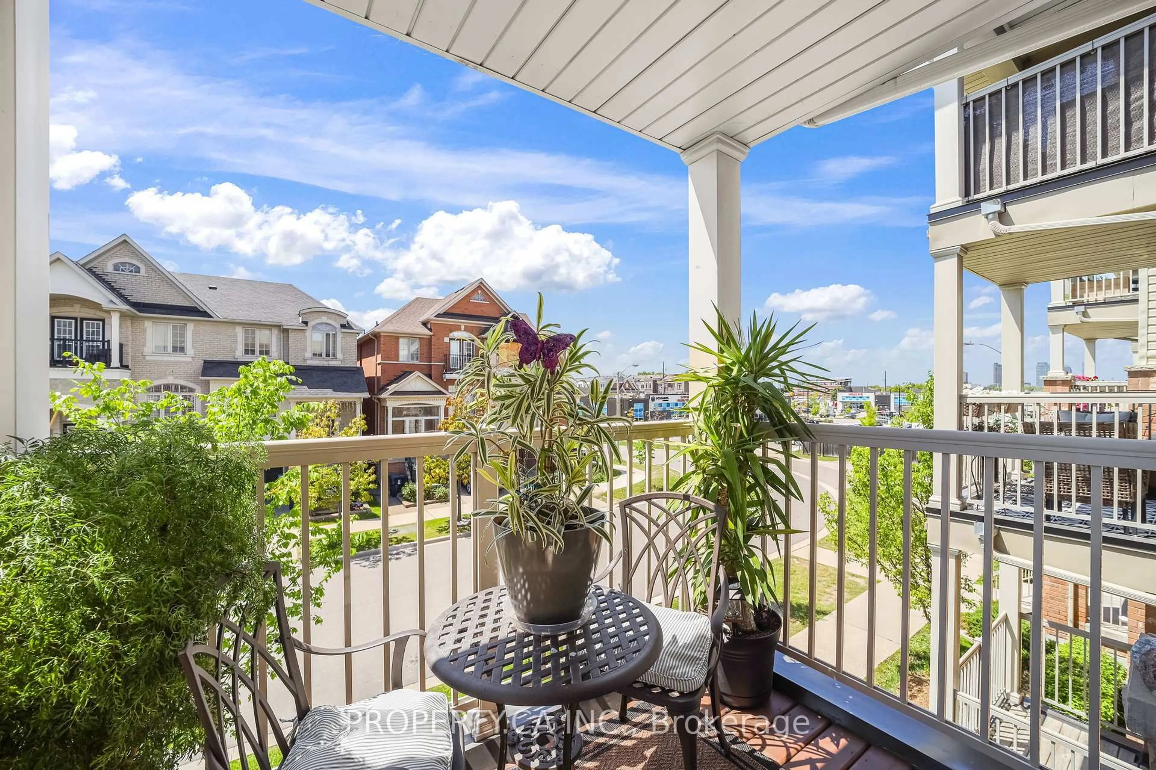 Patio, water/lake/river/ocean view for 157 Isaac Devins Blvd #6, Toronto Ontario M9M 0C5