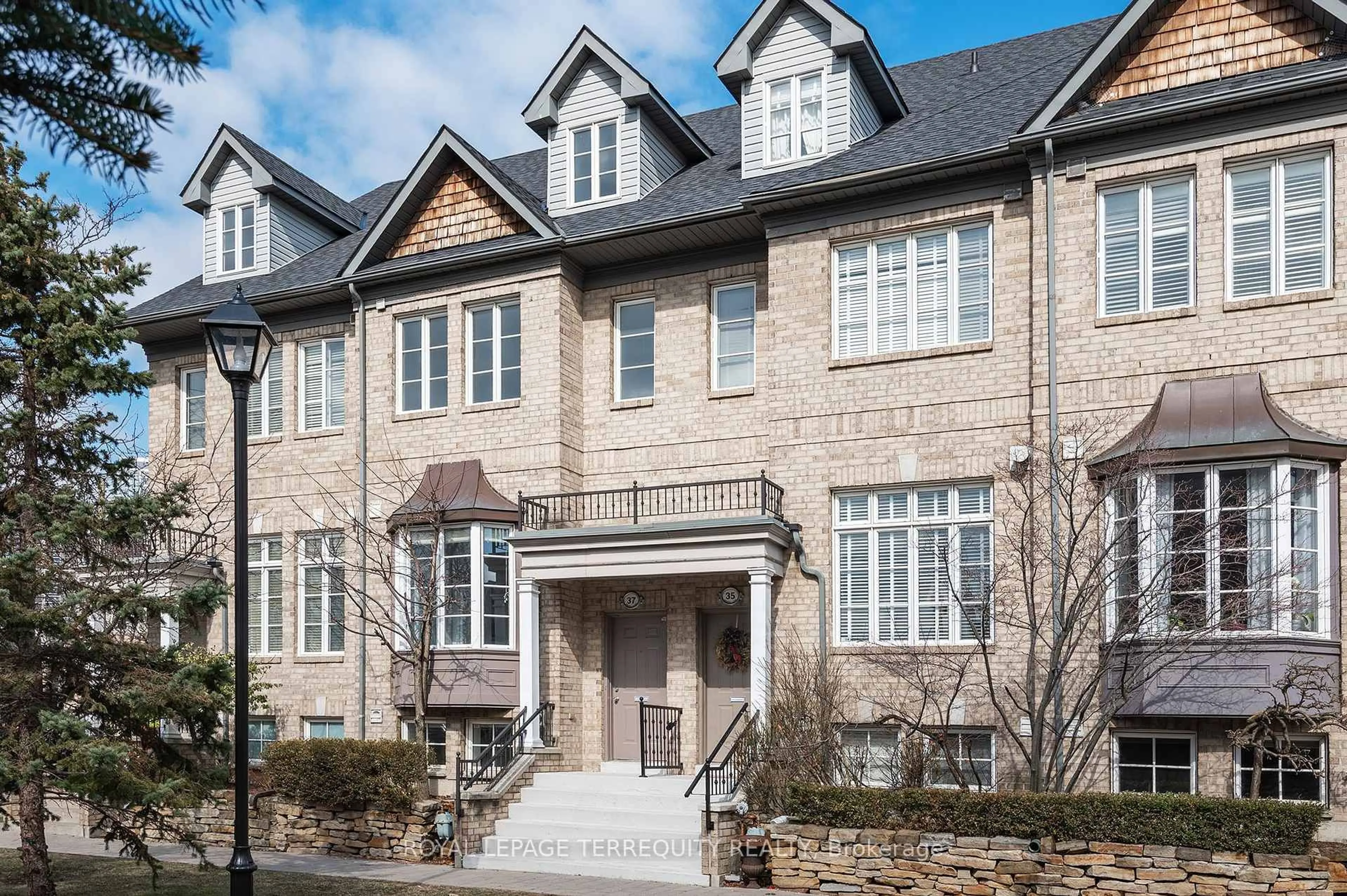 Home with brick exterior material, street for 37 Shires Lane, Toronto Ontario M8Z 6C9