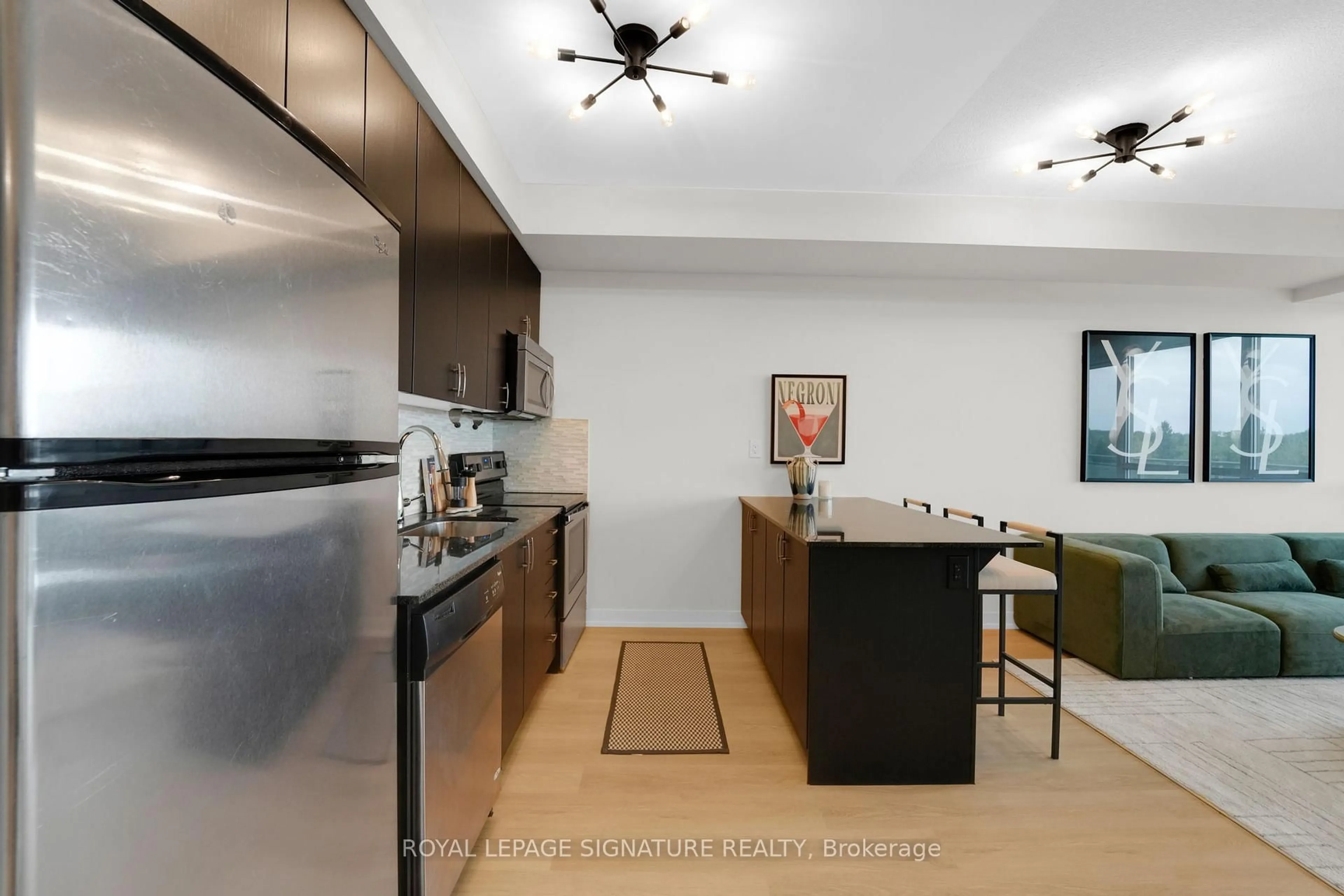 Open concept kitchen, unknown for 5101 Dundas St #601, Toronto Ontario M9A 5G8
