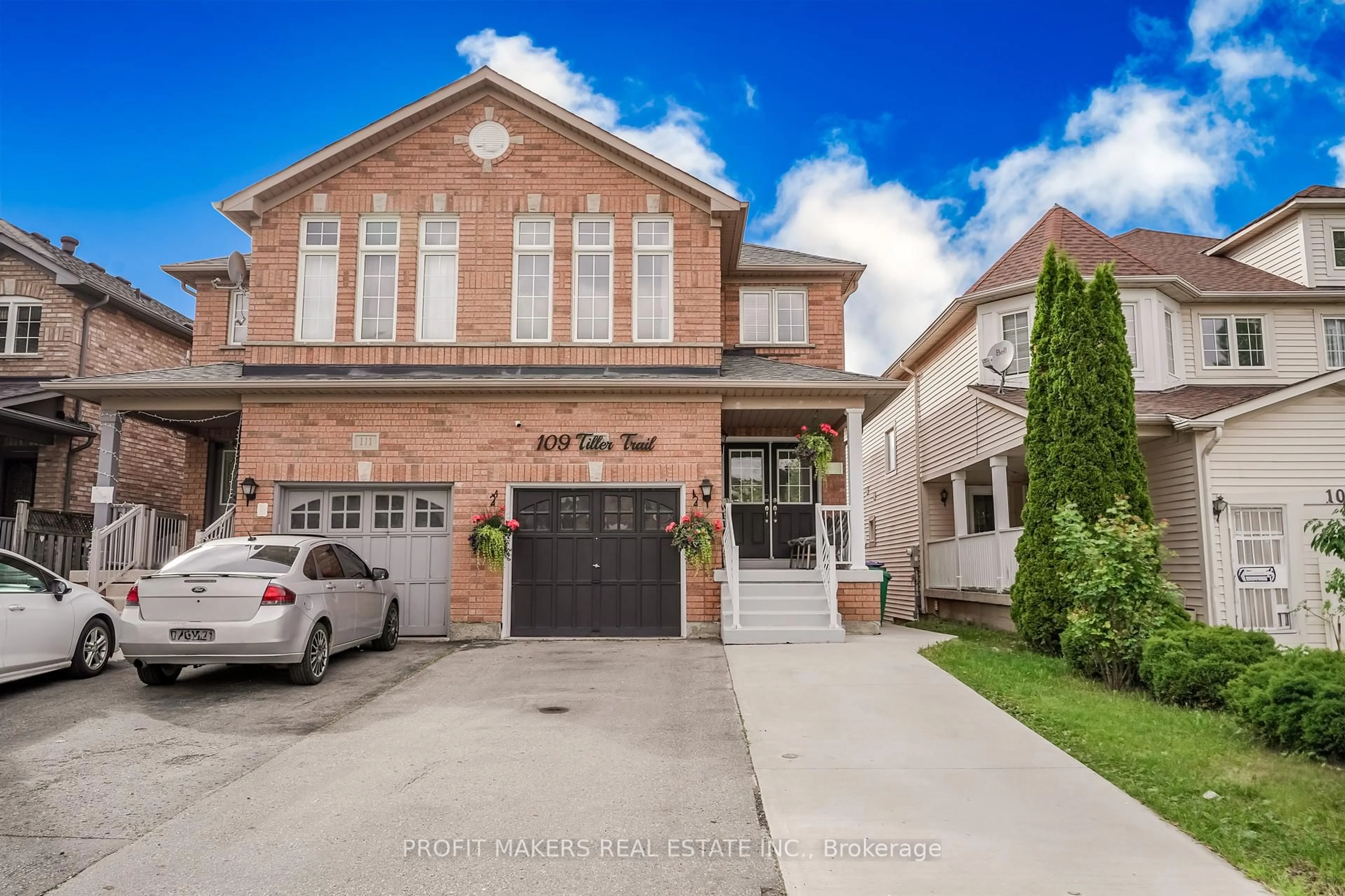 Home with brick exterior material, street for 109 Tiller Tr, Brampton Ontario L6X 4S7