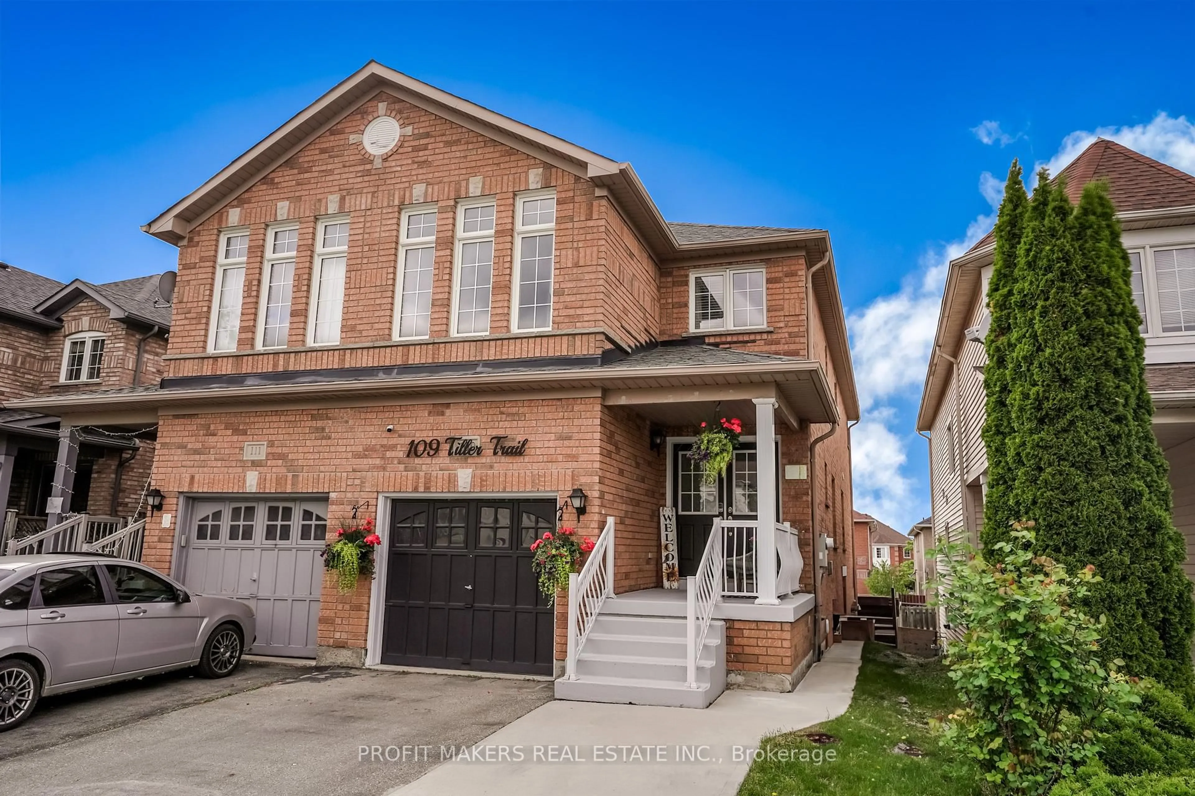 Home with brick exterior material, street for 109 Tiller Tr, Brampton Ontario L6X 4S7