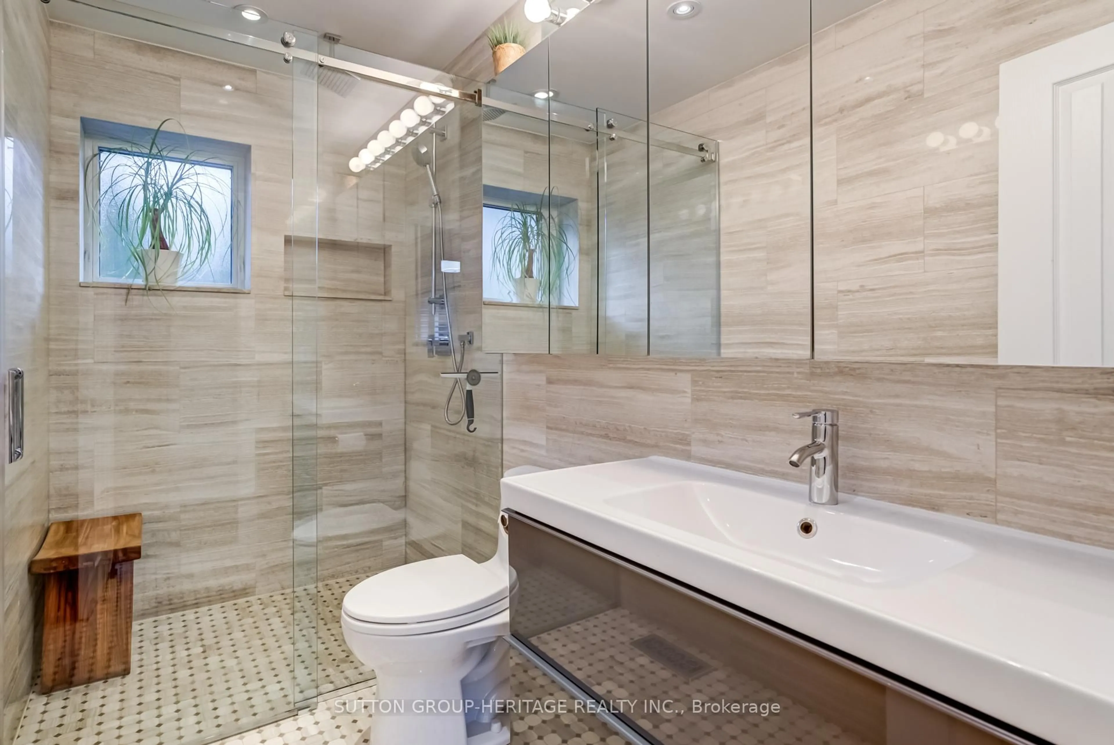 Contemporary bathroom, ceramic/tile floor for 22 Paragon Rd, Toronto Ontario M9R 1J5