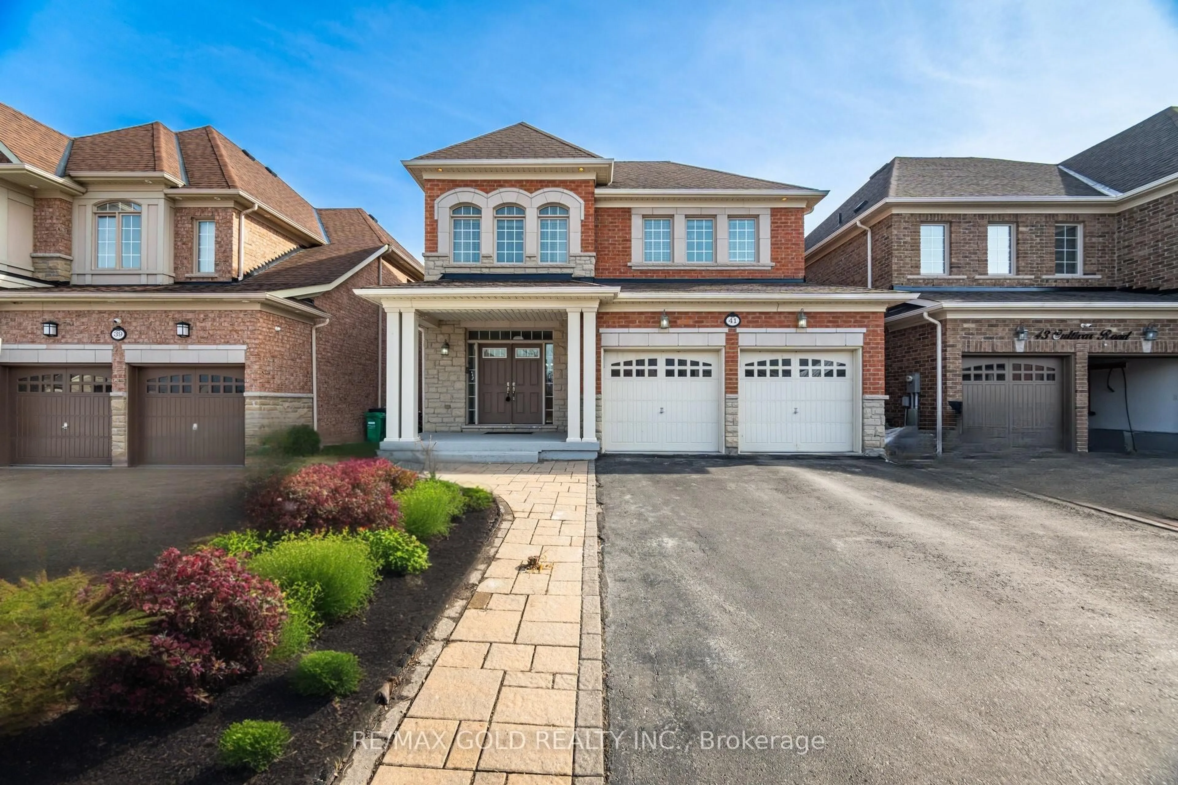 Home with brick exterior material, street for 41 Cultivar Rd, Brampton Ontario L6P 3M4