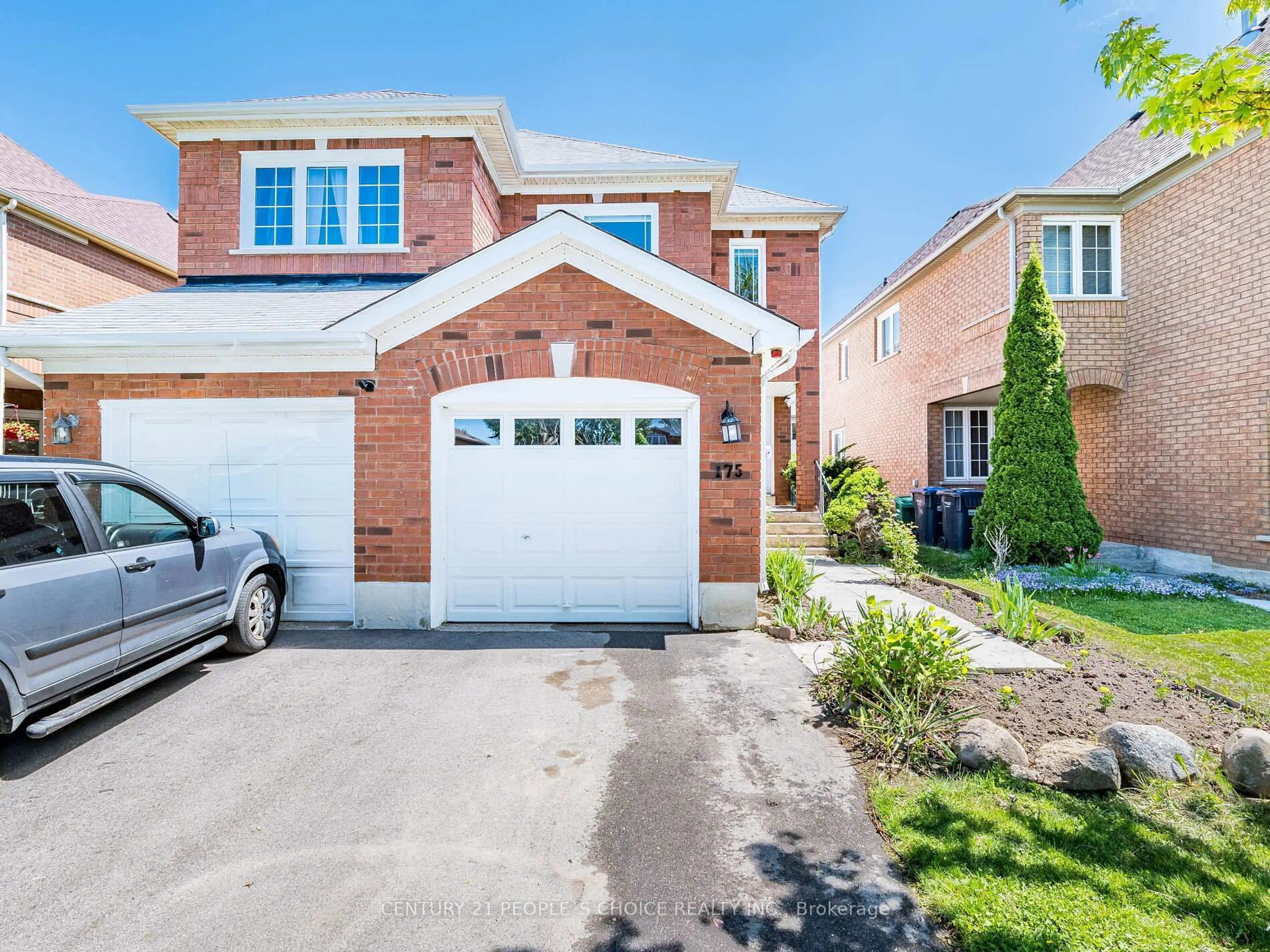 Home with brick exterior material, street for 175 Fernforest Dr, Brampton Ontario L6R 1L7
