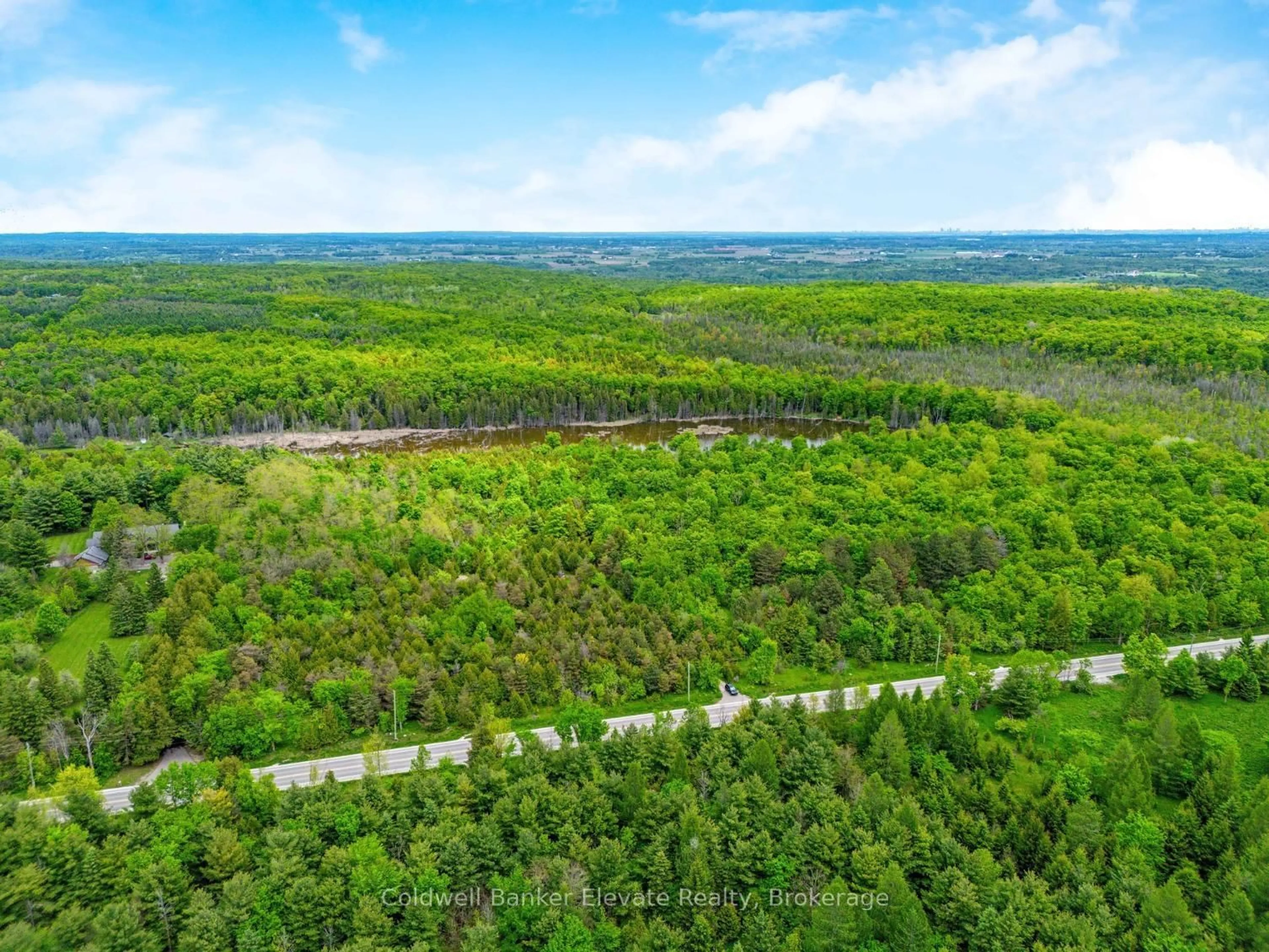A pic from outside/outdoor area/front of a property/back of a property/a pic from drone, forest/trees view for 14915 Winston Churchill Blvd, Caledon Ontario L7C 1S7