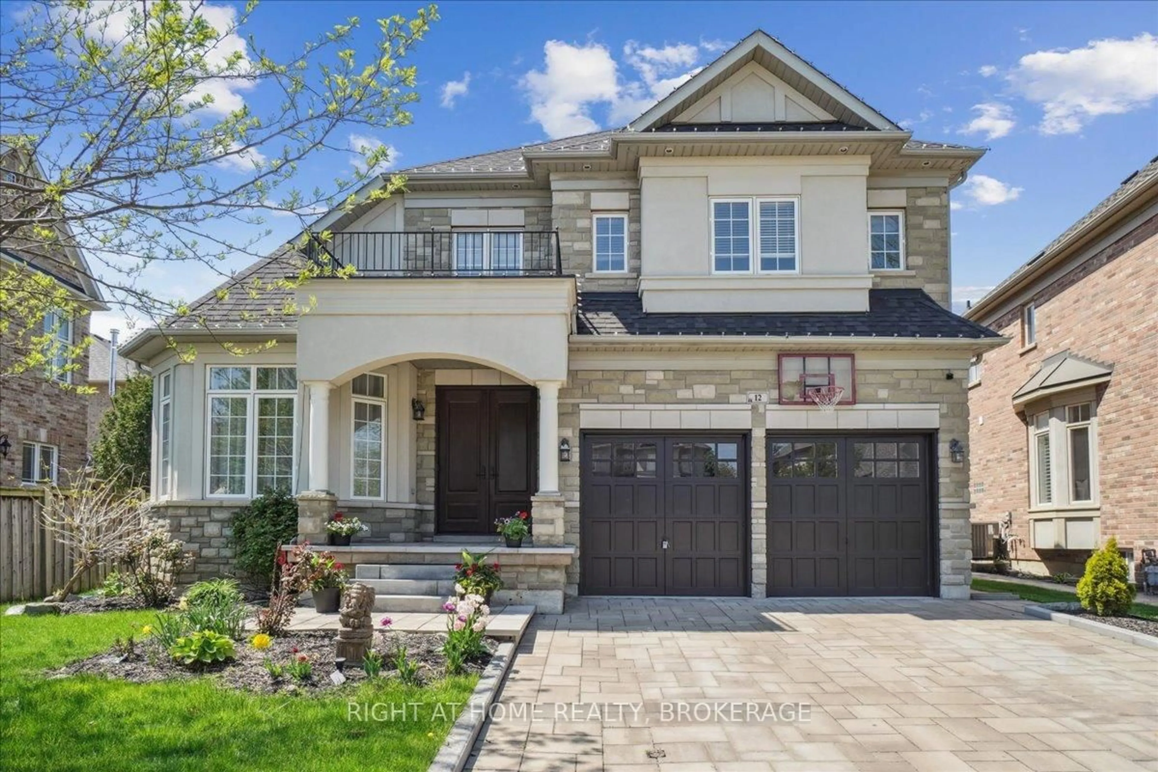Home with brick exterior material, street for 12 Edmonton St, Brampton Ontario L6Y 5L2