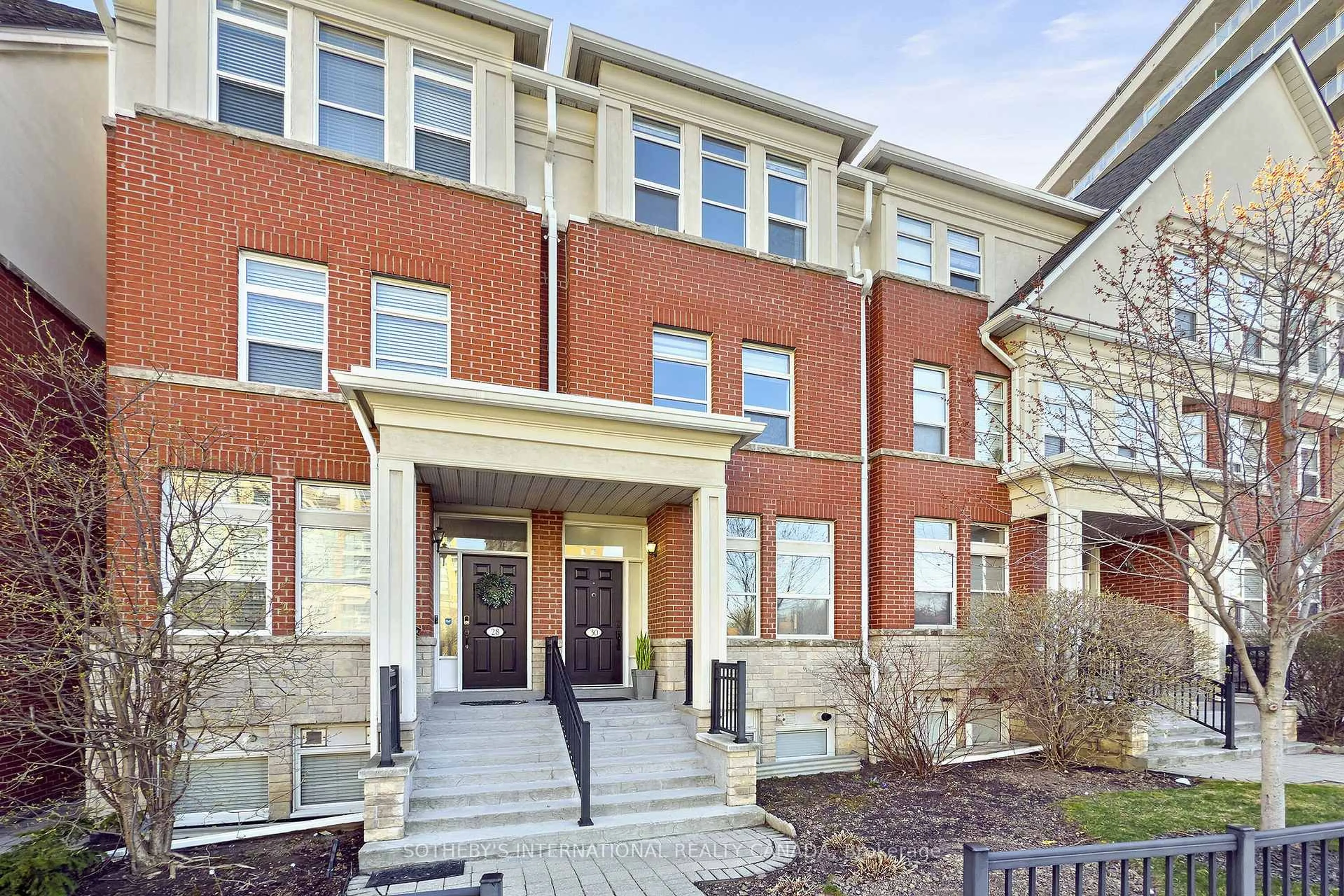 Home with brick exterior material, building for 30 Michael Power Pl, Toronto Ontario M9A 5G9