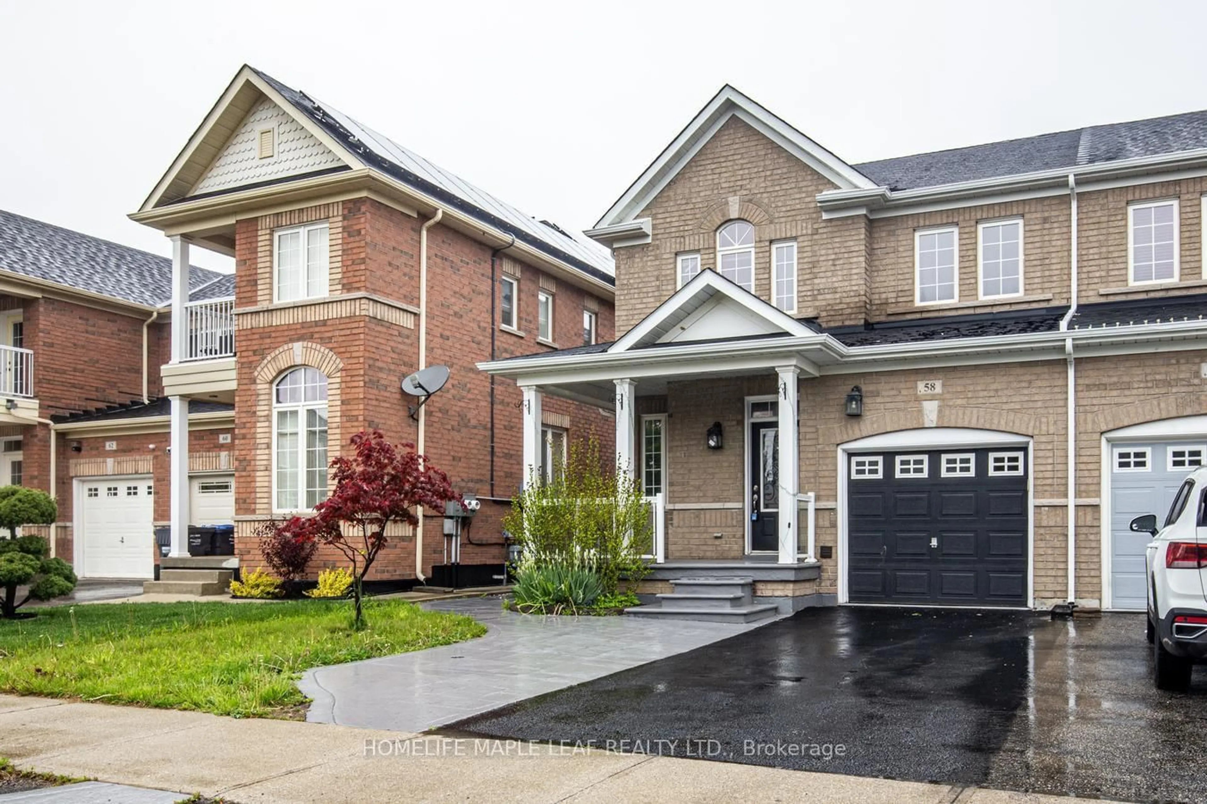 Home with brick exterior material, street for 58 Begonia Cres, Brampton Ontario L7A 0M6