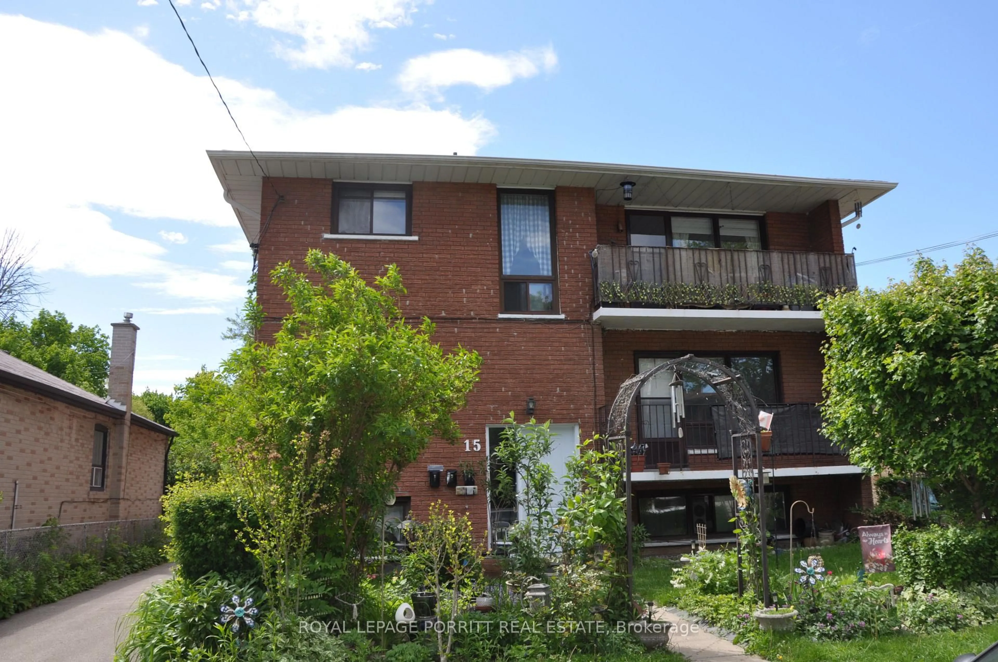 Home with brick exterior material, building for 15 Muskoka Ave, Toronto Ontario M8W 1H4