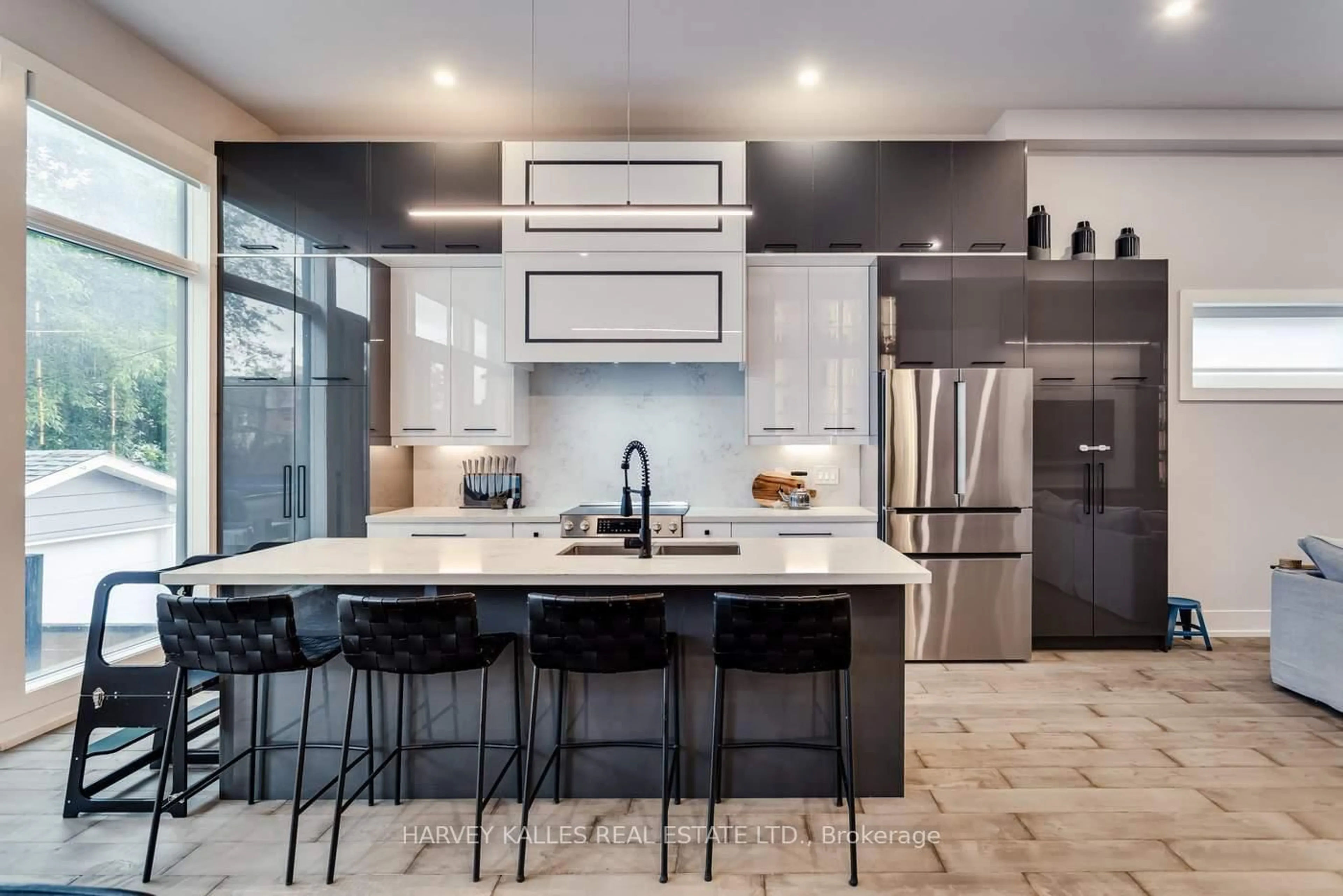 Contemporary kitchen, ceramic/tile floor for 360 Whitmore Ave, Toronto Ontario M6E 2N4