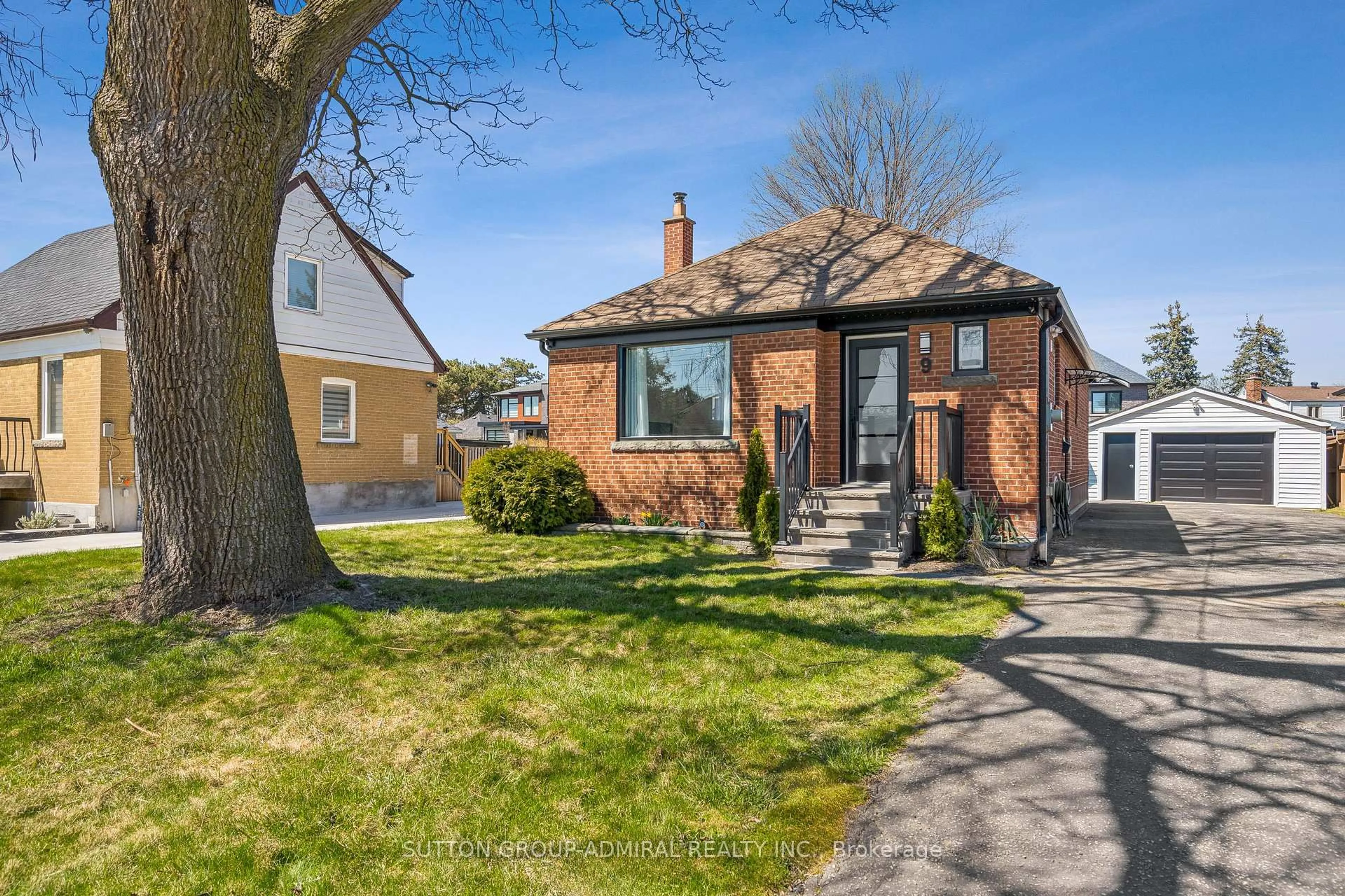 Home with brick exterior material, street for 9 Nordale Cres, Toronto Ontario M6M 2Z9