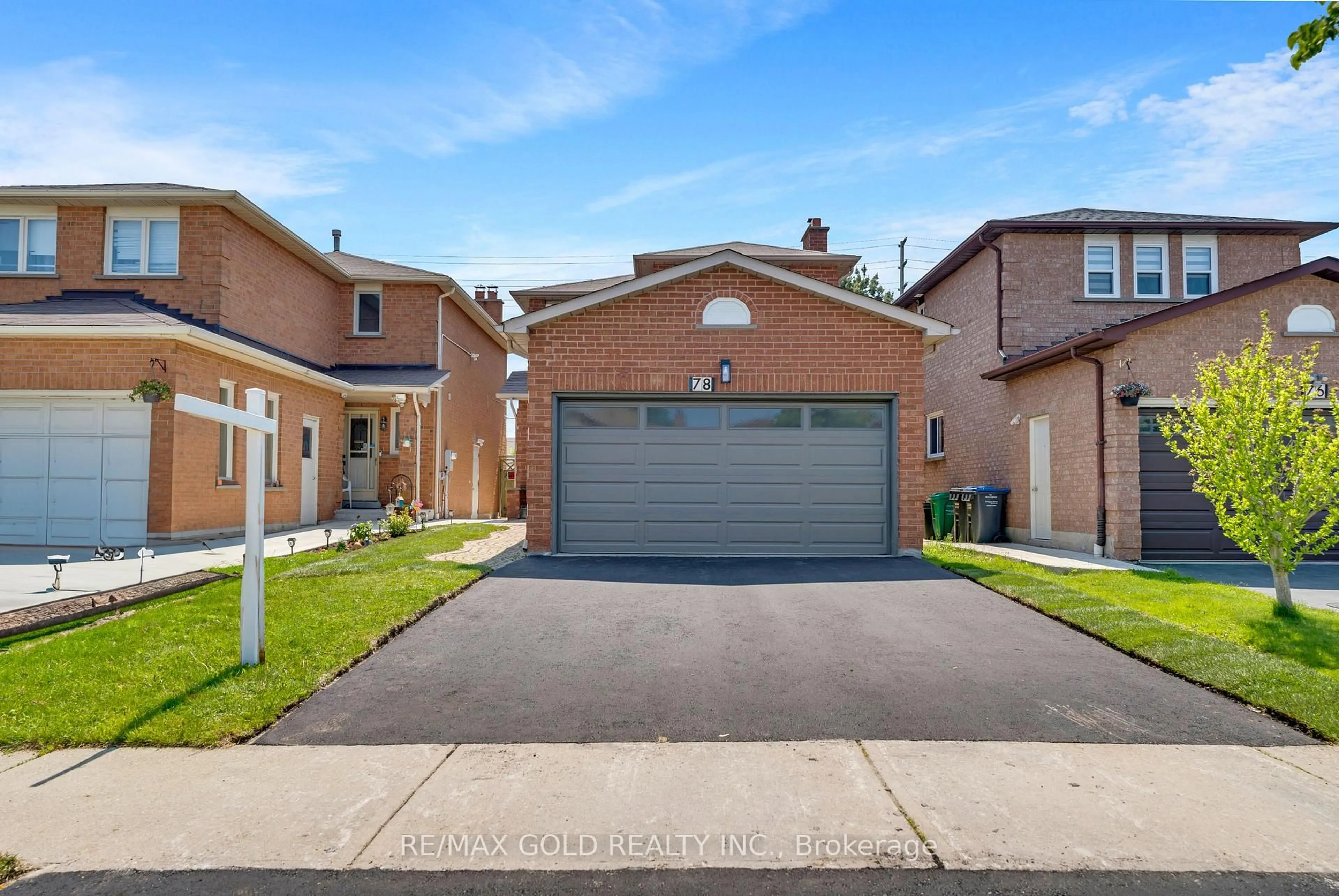 Home with brick exterior material, street for 78 Candy Cres, Brampton Ontario L6X 3Z9