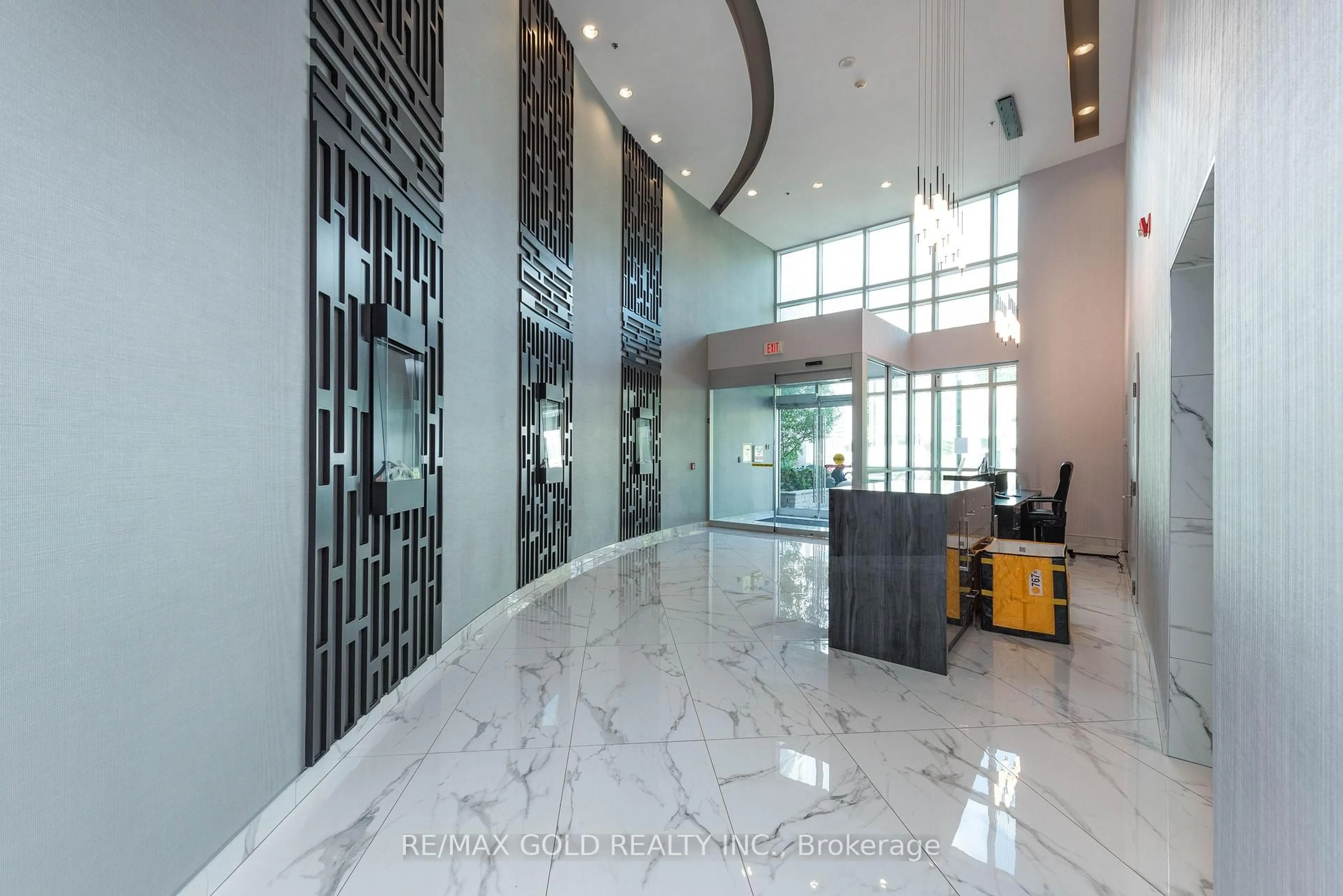 Indoor foyer for 80 Absolute Ave #2811, Mississauga Ontario L4Z 0A5