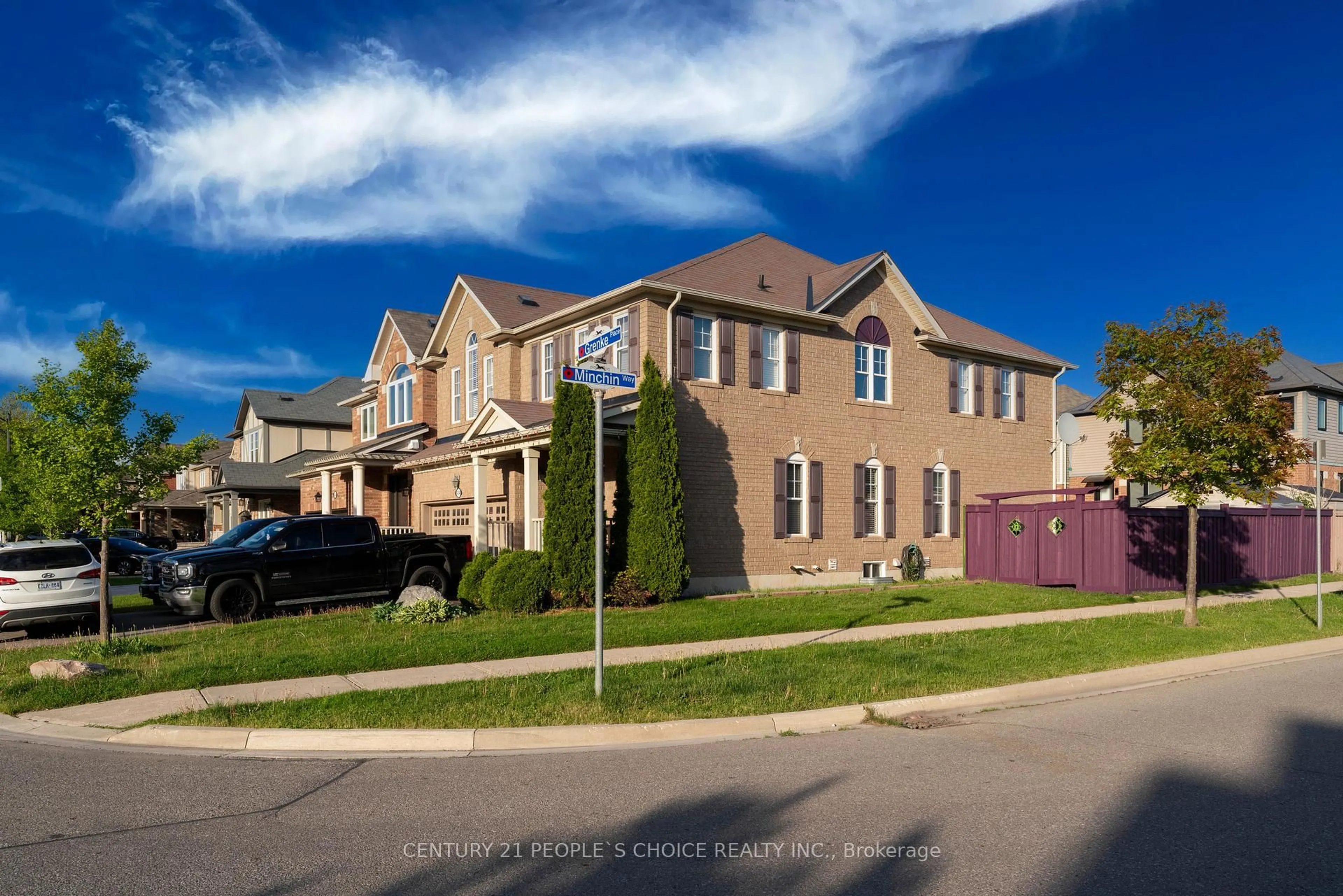 Home with brick exterior material, street for 454 Grenke Pl, Milton Ontario L9T 7T6