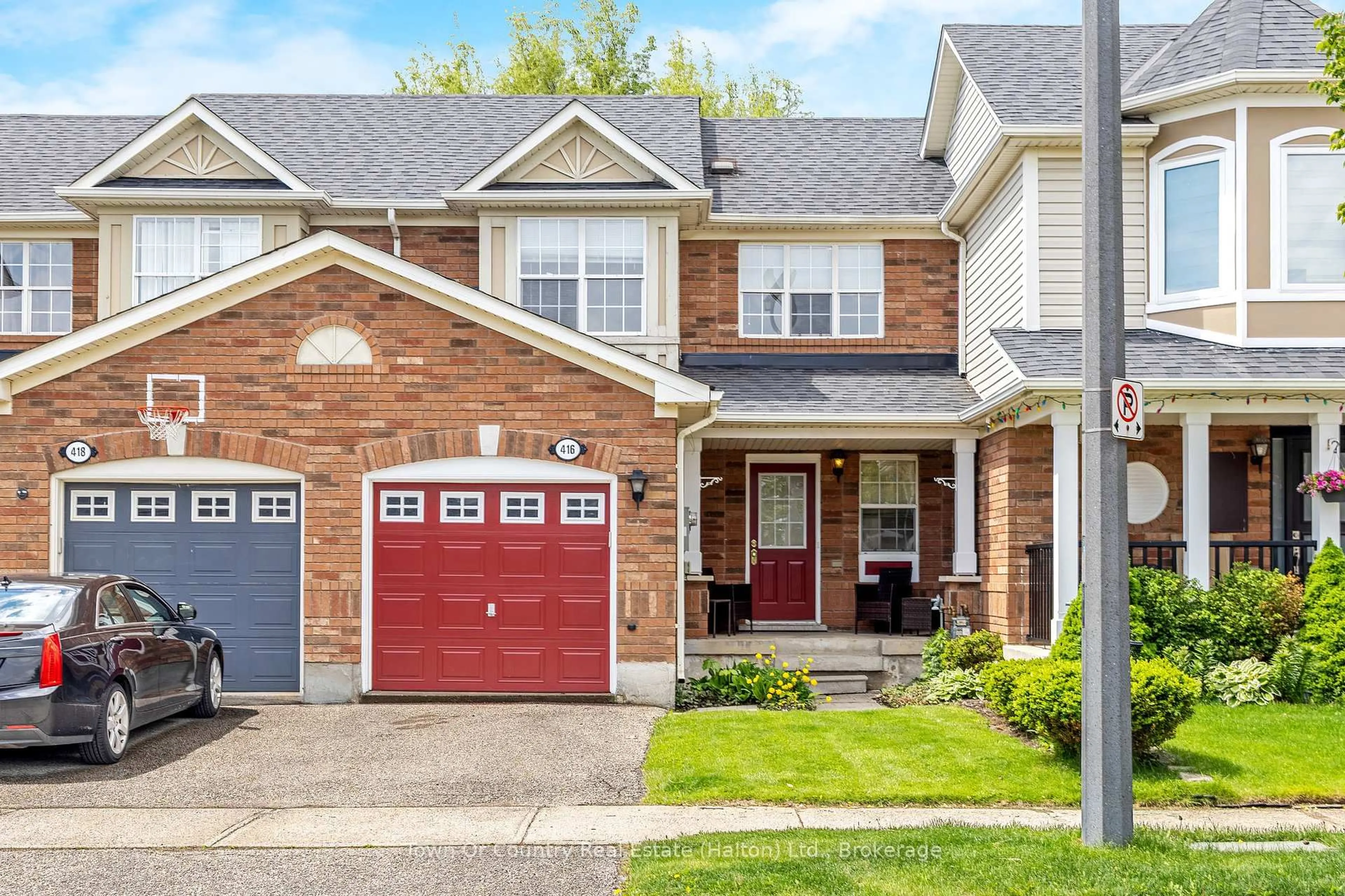 Home with brick exterior material, street for 416 Patterson Dr, Milton Ontario L9T 5N4