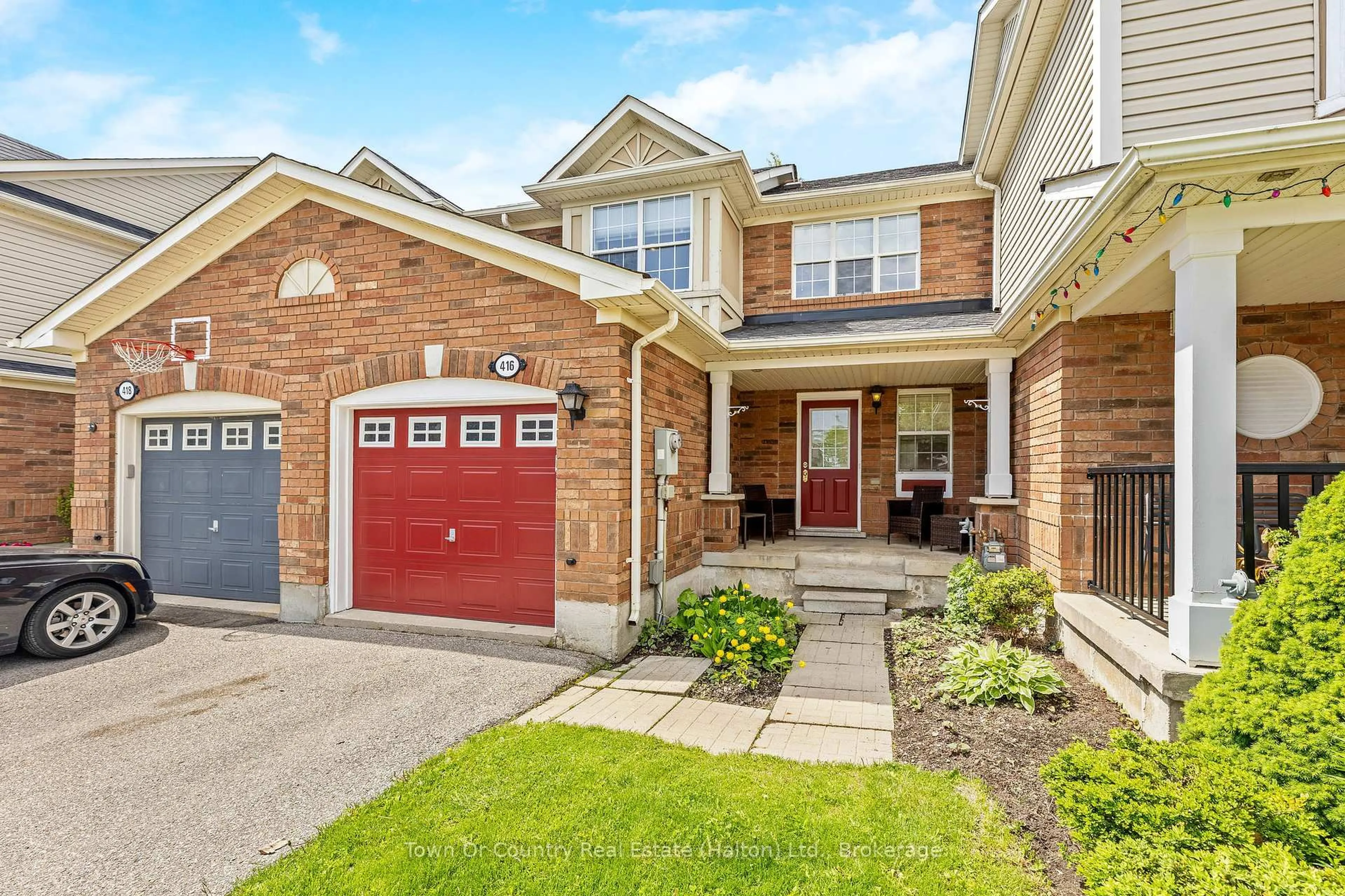 Home with brick exterior material, street for 416 Patterson Dr, Milton Ontario L9T 5N4