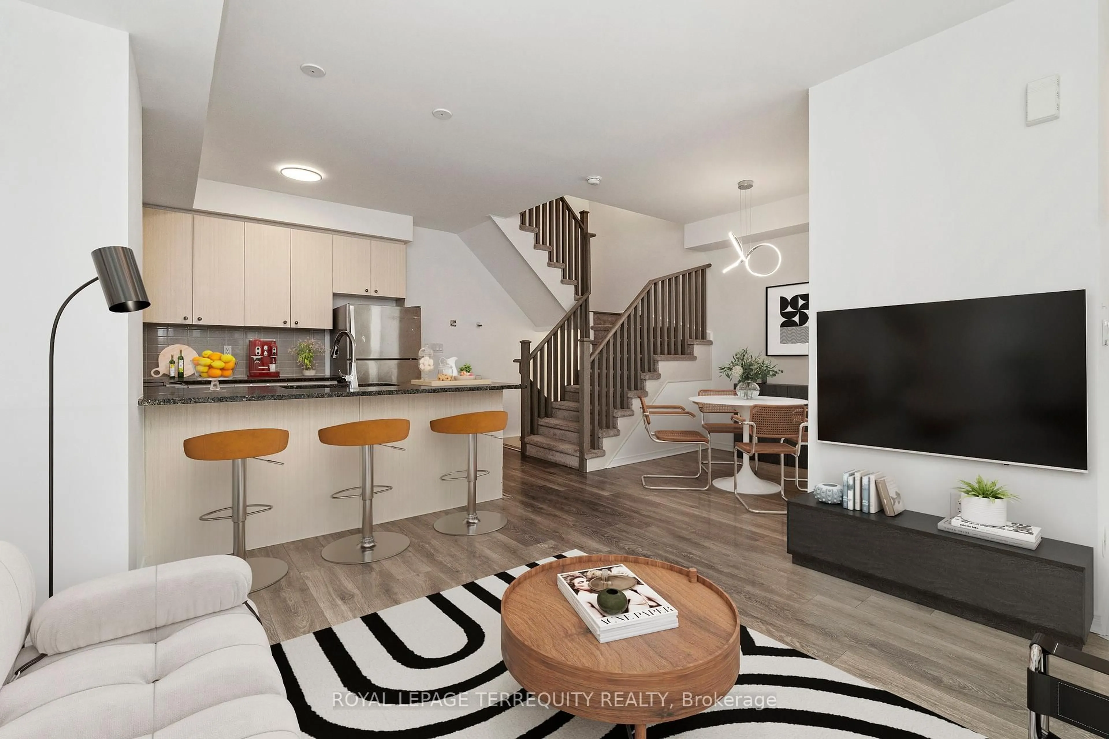 Open concept kitchen, unknown for 35 Applewood Lane #53, Toronto Ontario M9C 0C1