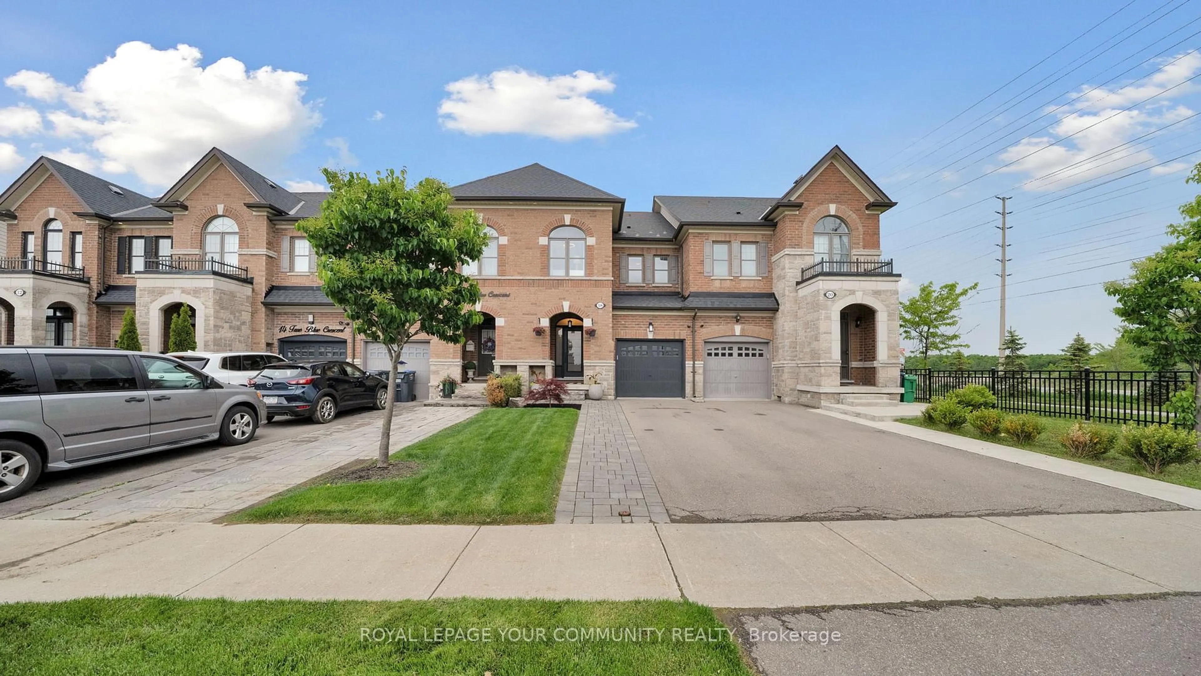 Home with brick exterior material, street for 18 True Blue Cres, Caledon Ontario L7E 4K6