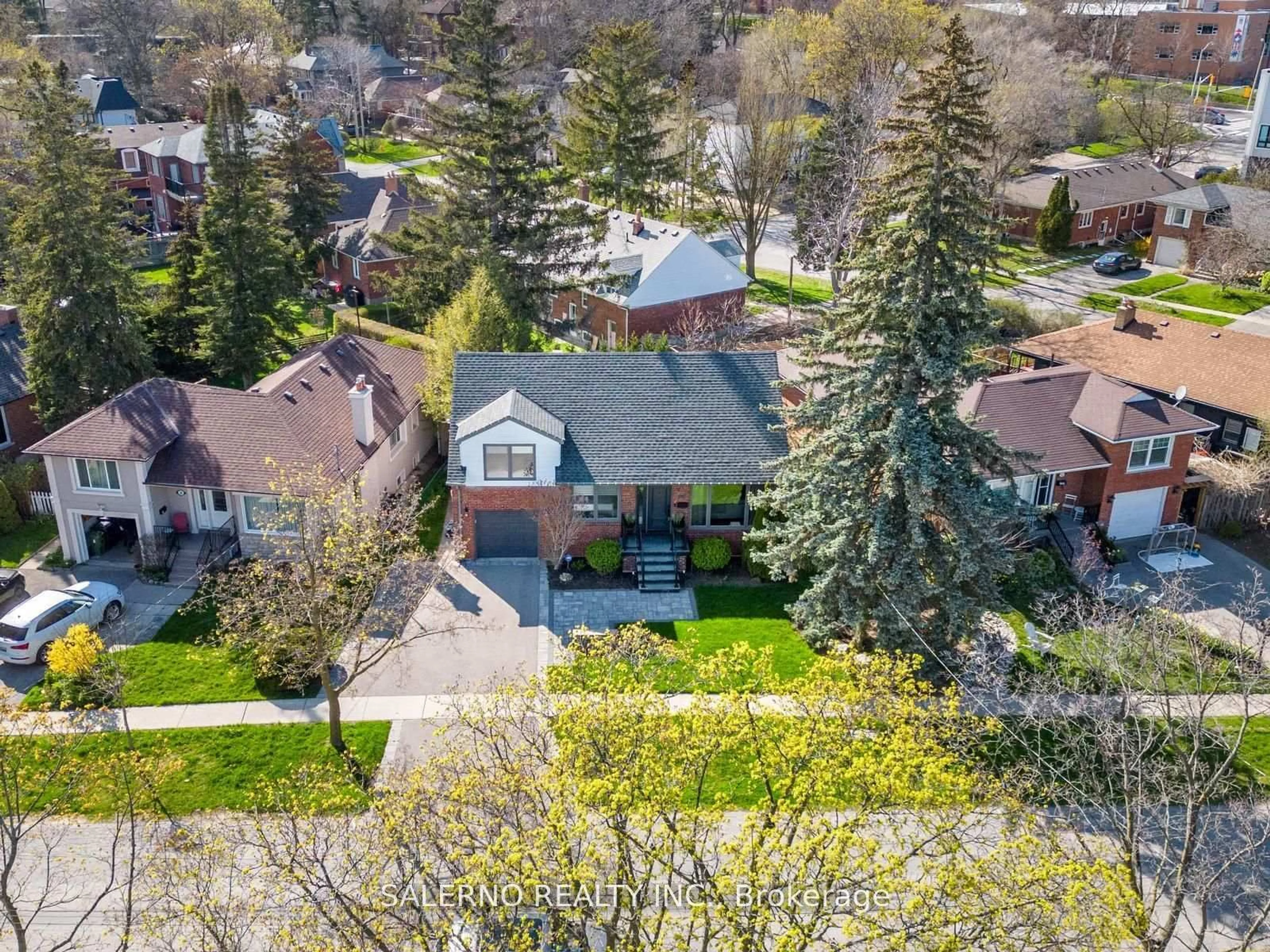 A pic from outside/outdoor area/front of a property/back of a property/a pic from drone, street for 20 Cedarcrest Dr, Toronto Ontario M9A 2V5