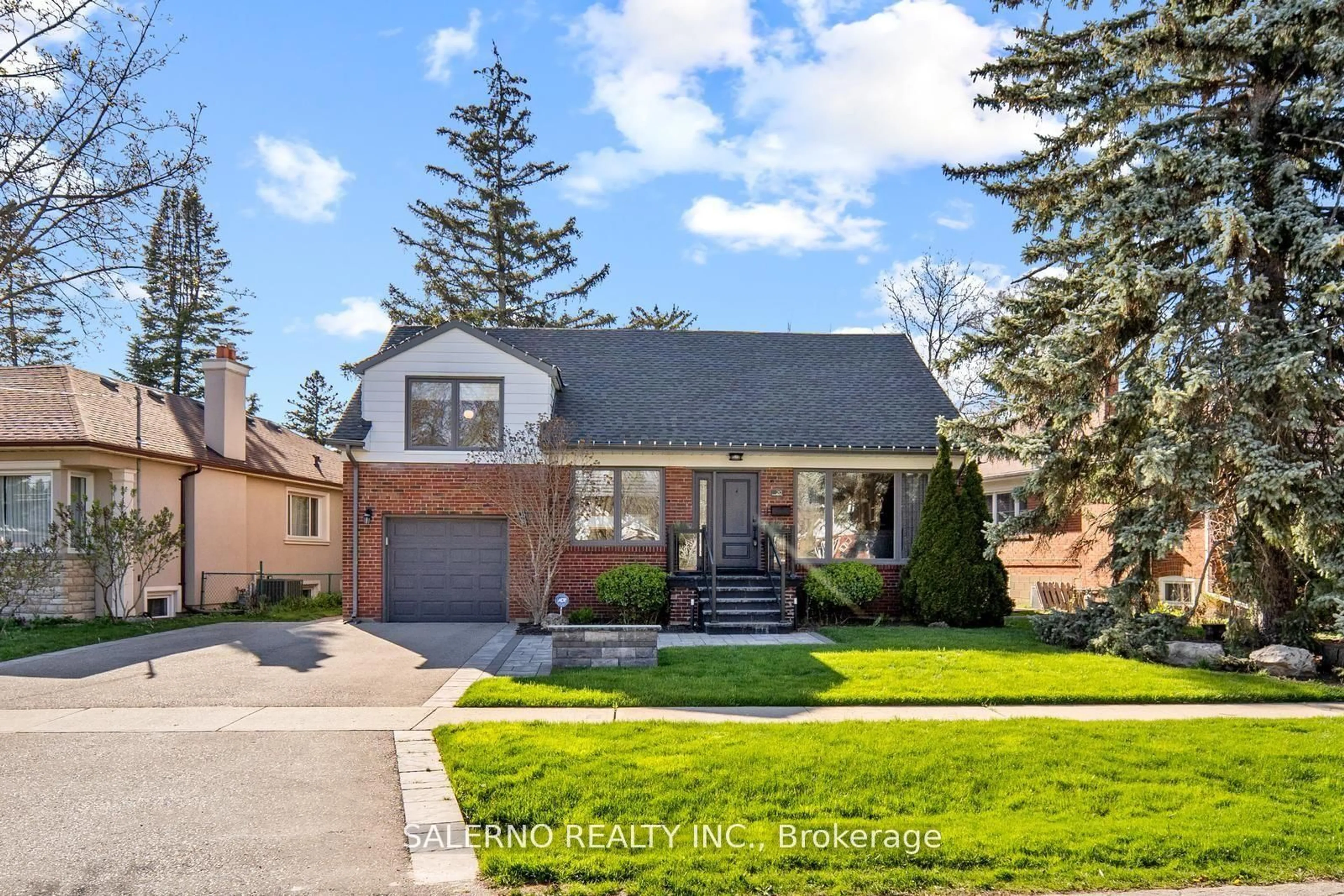 Home with brick exterior material, street for 20 Cedarcrest Dr, Toronto Ontario M9A 2V5