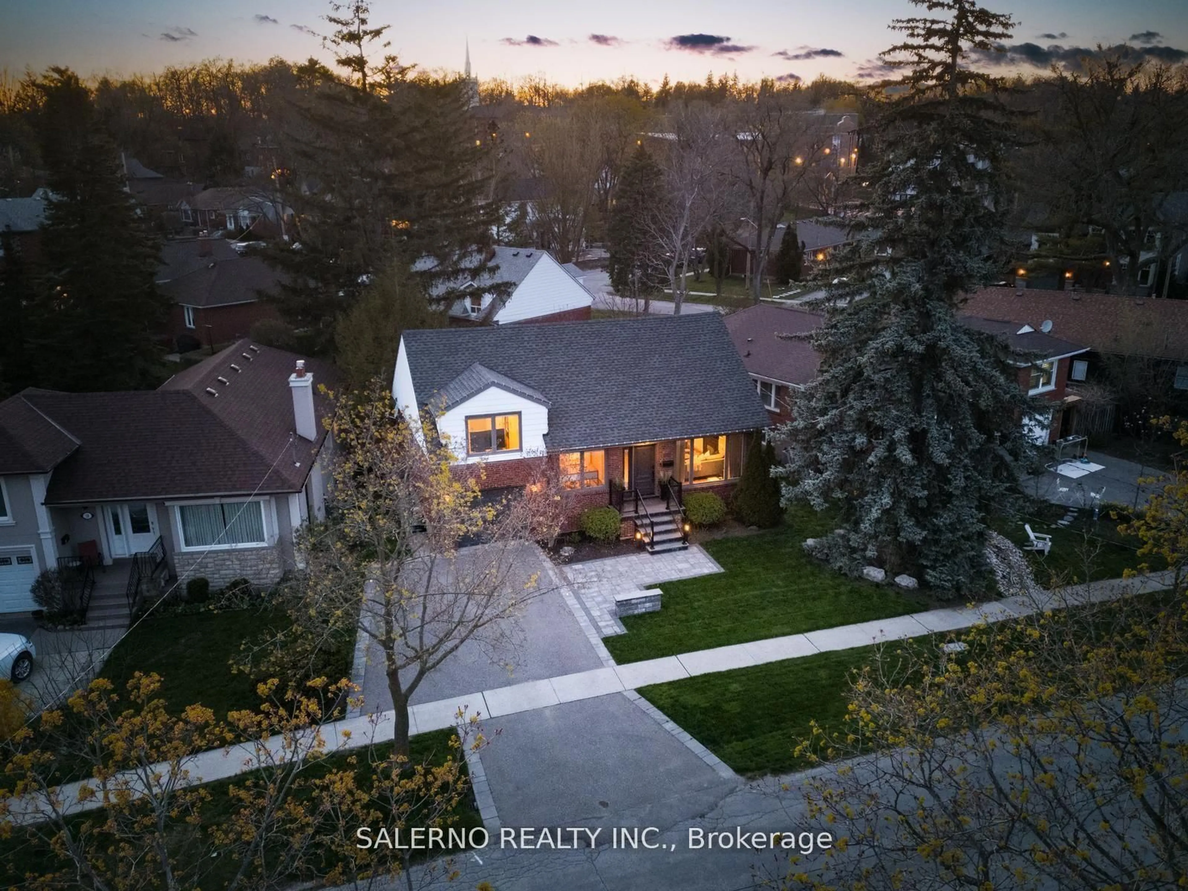A pic from outside/outdoor area/front of a property/back of a property/a pic from drone, street for 20 Cedarcrest Dr, Toronto Ontario M9A 2V5