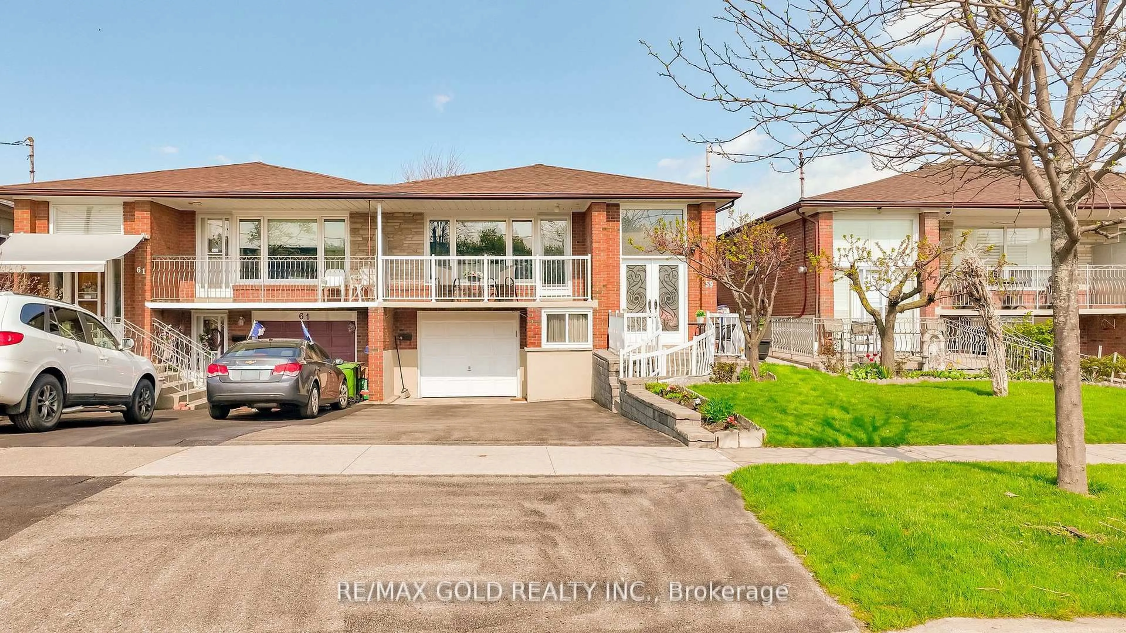 Home with brick exterior material, street for 59 Seacliff Blvd, Toronto Ontario M9L 2G7