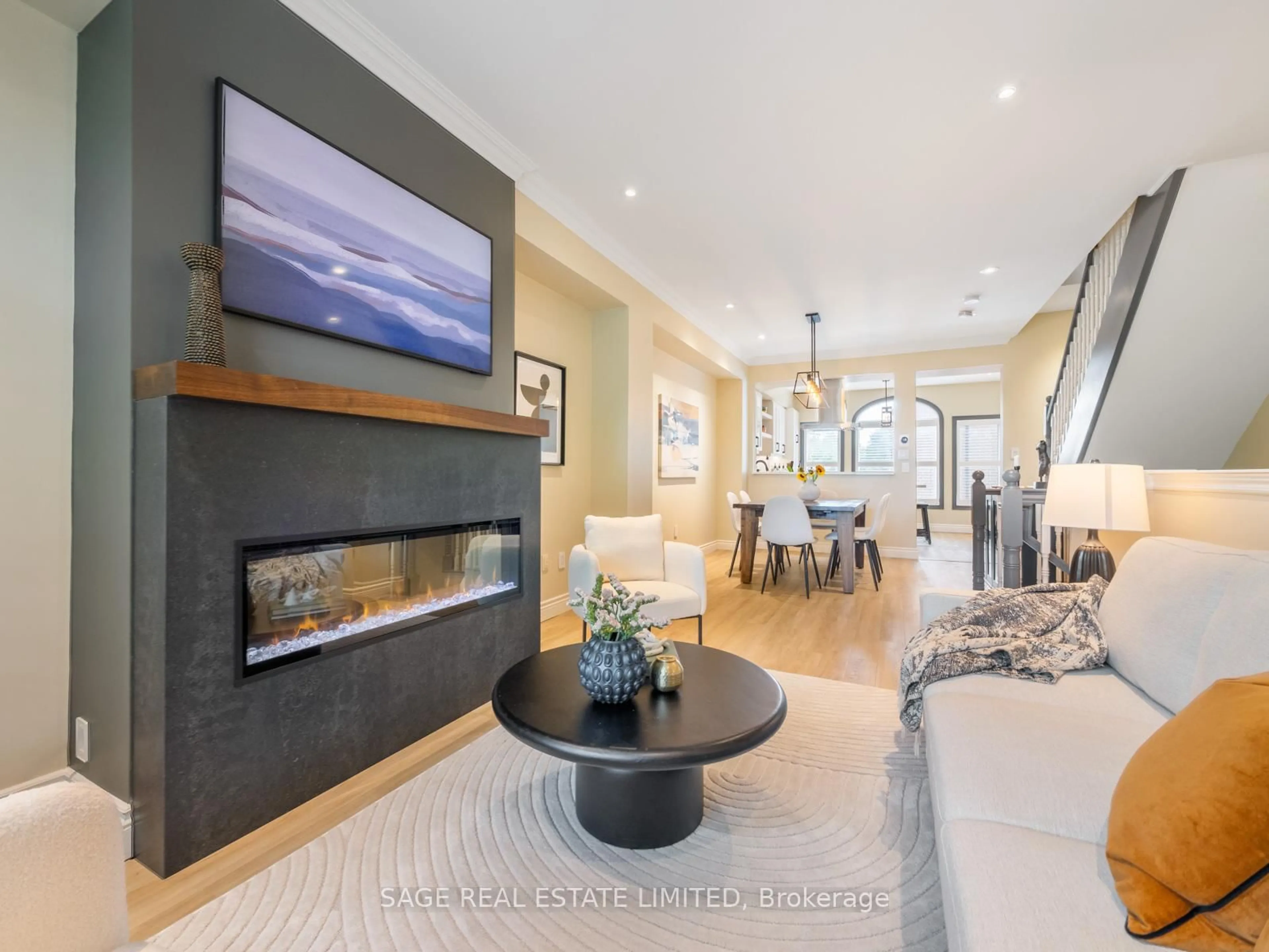 Living room with furniture, unknown for 7 San Remo Terr, Toronto Ontario M8Z 6C5