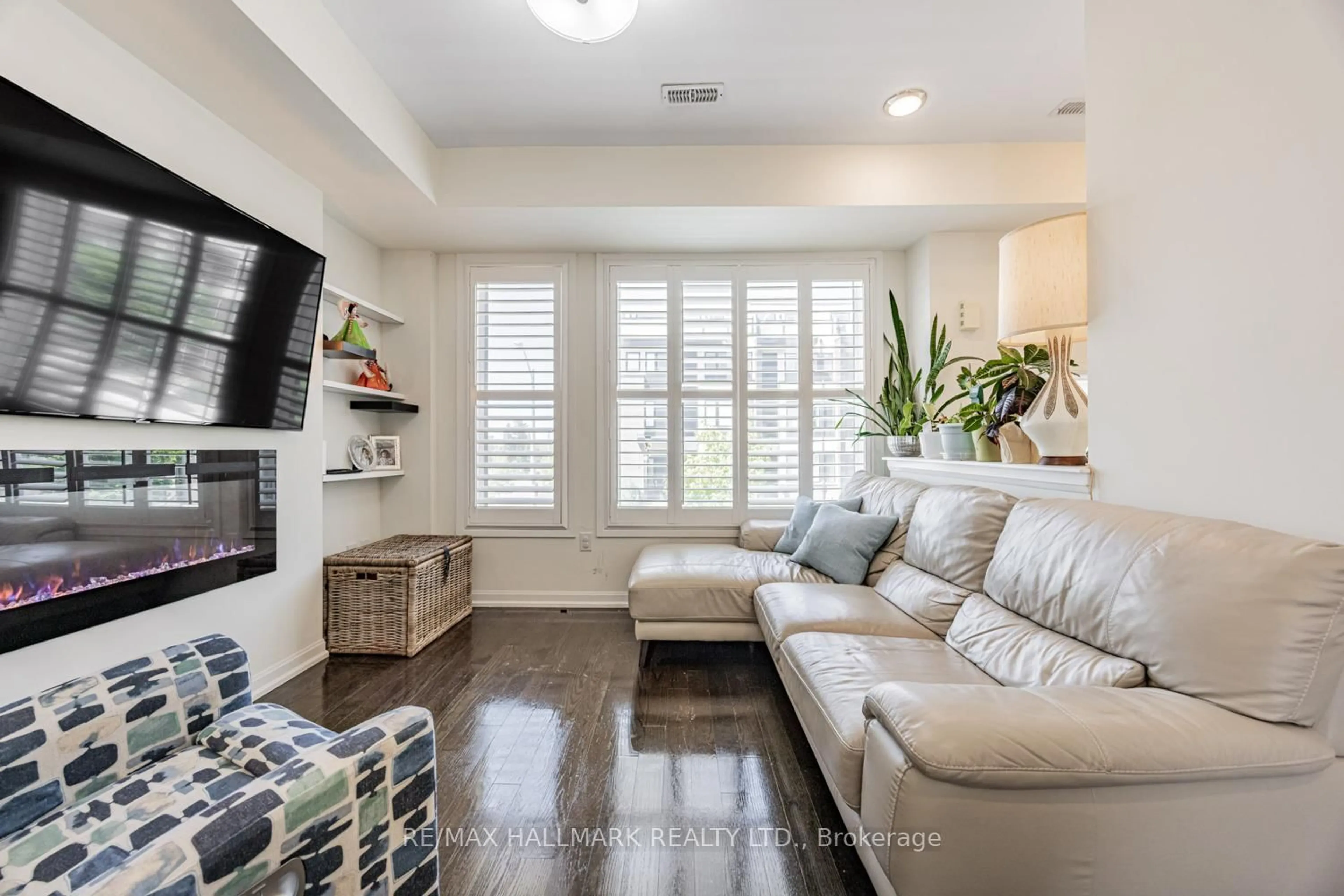 Living room with furniture, unknown for 11 Caroline Carpenter Grve, Toronto Ontario M3K 0B1