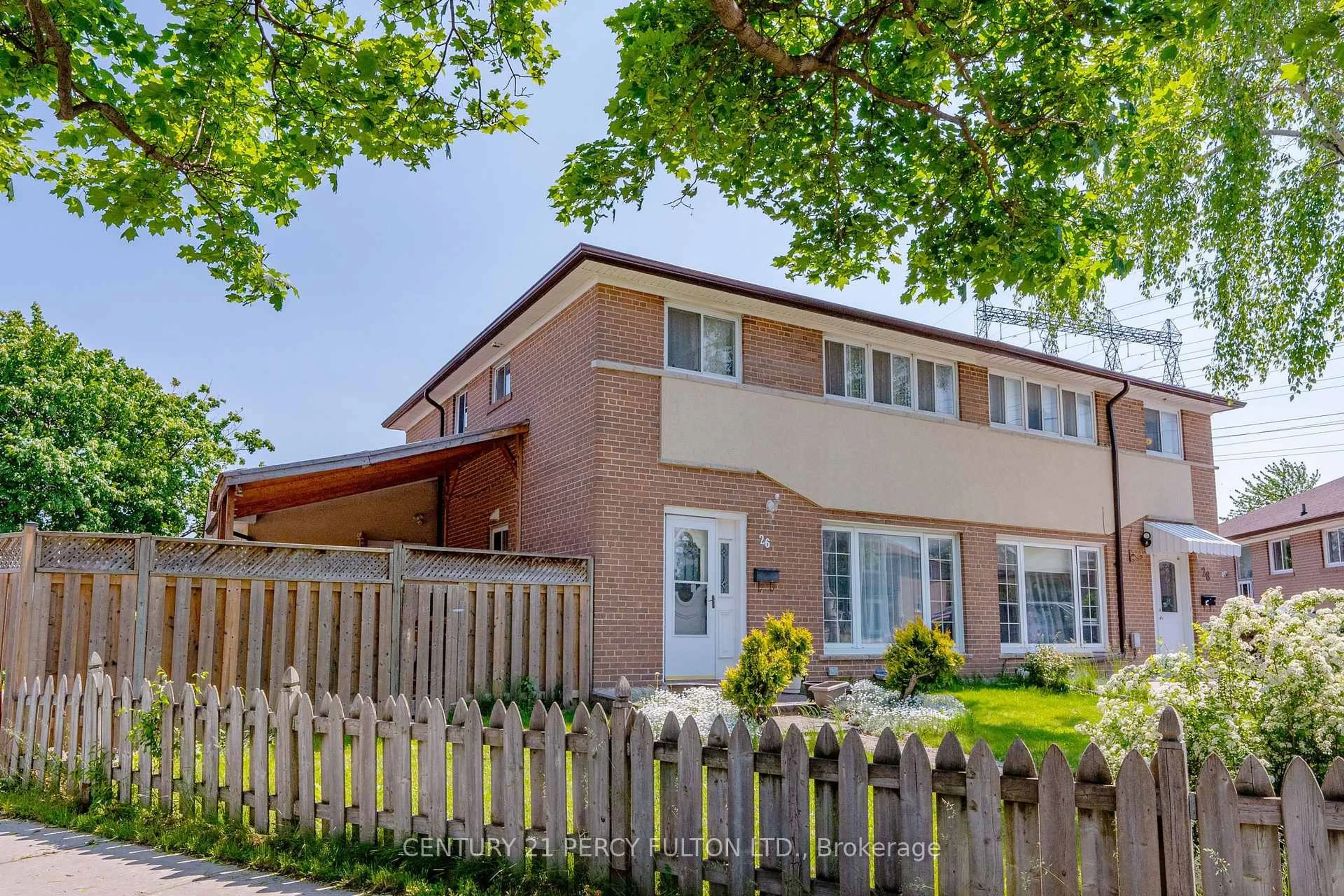 Home with brick exterior material, street for 26 Marlebon Rd, Toronto Ontario M9V 3W2