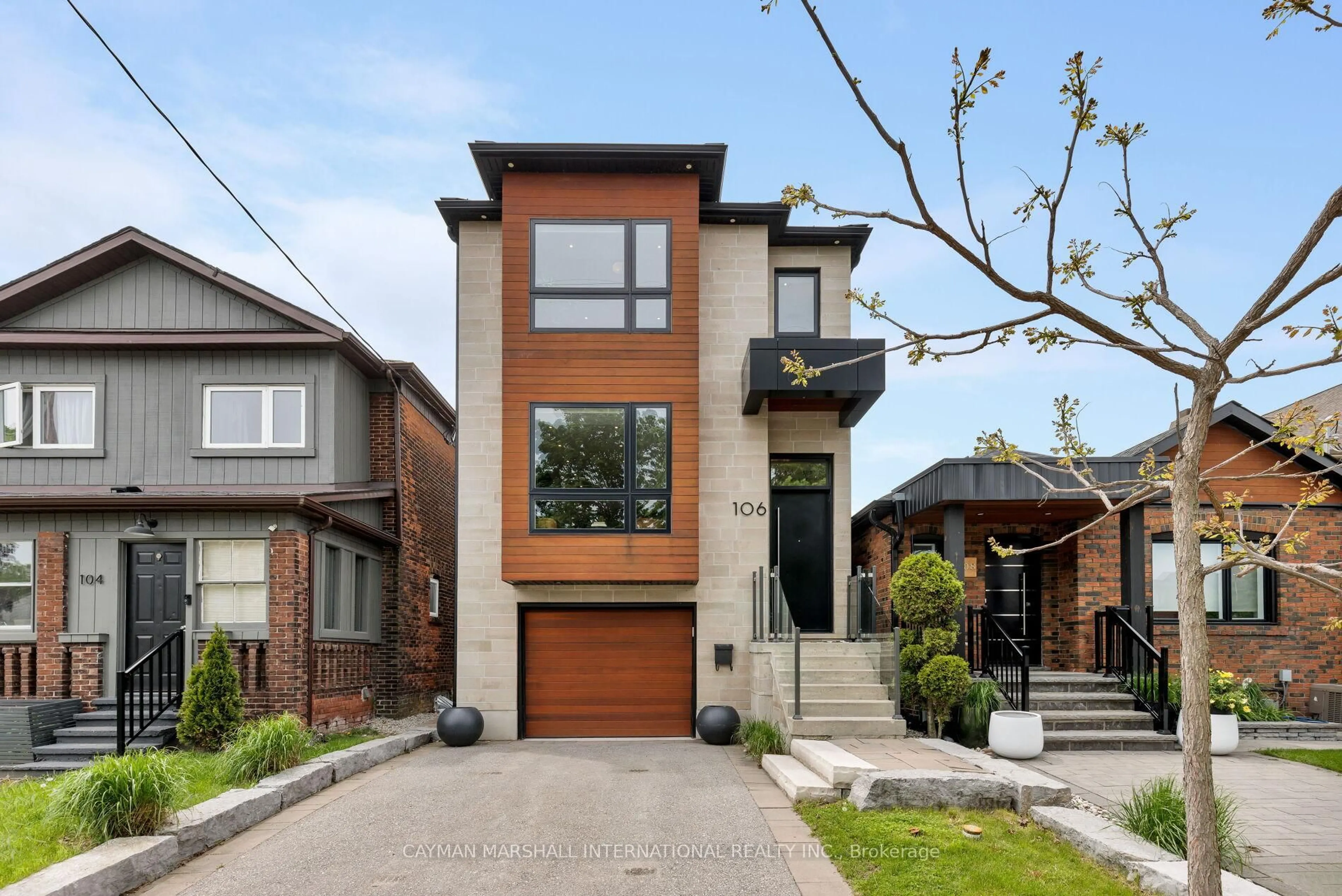 Home with brick exterior material, street for 106 Ninth St, Toronto Ontario M8V 3E4