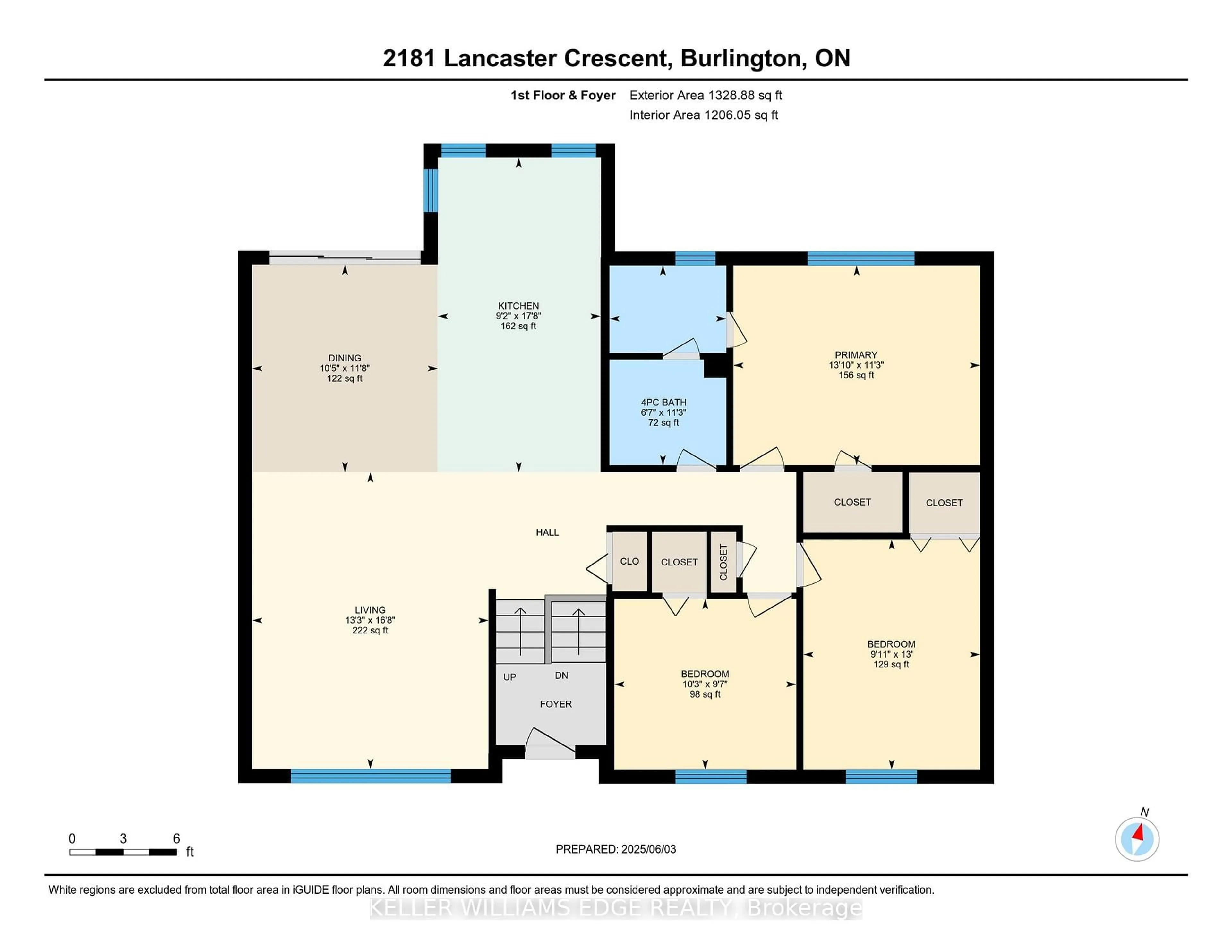 Floor plan for 2181 Lancaster Cres, Burlington Ontario L7P 3G4