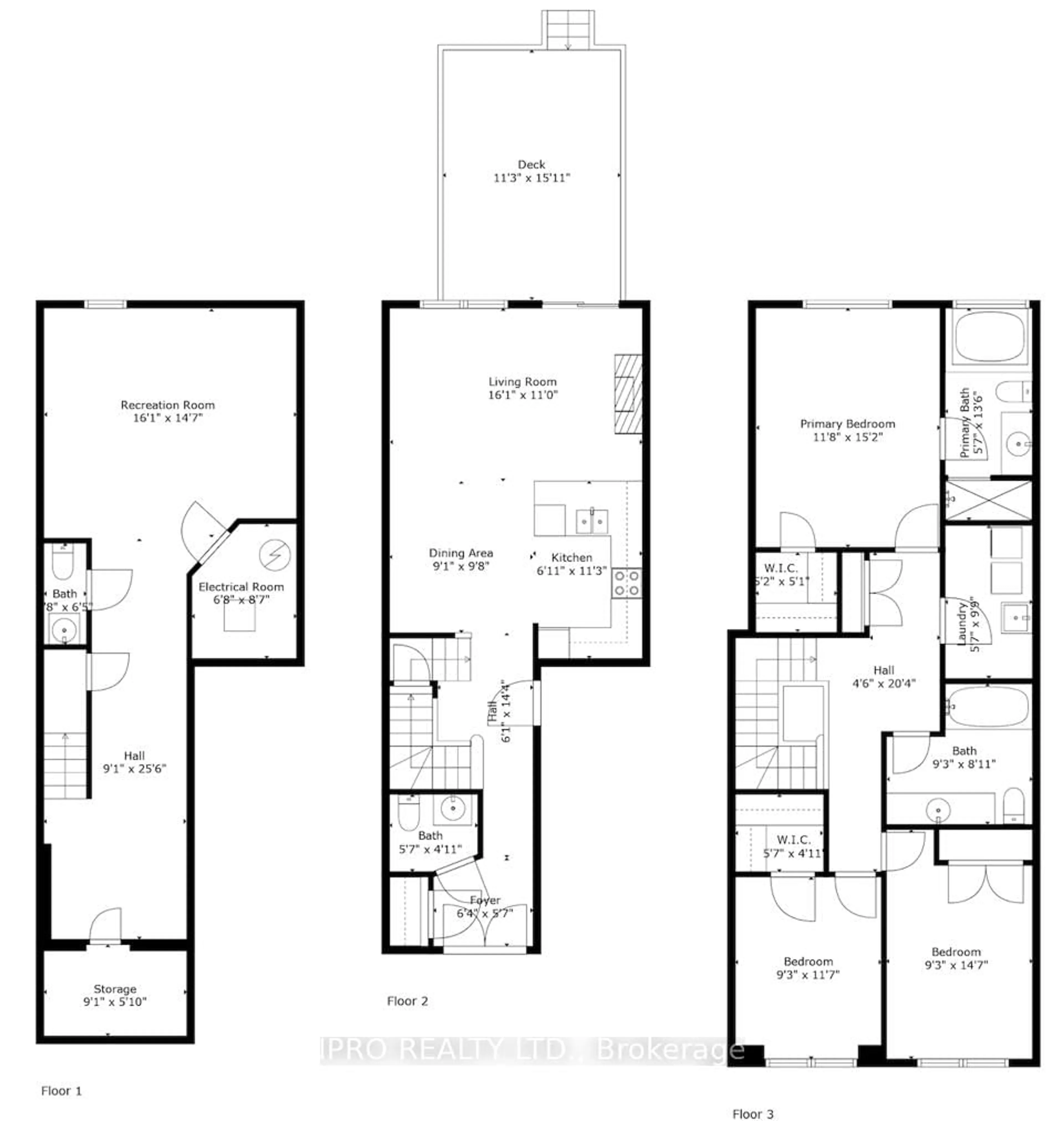 Floor plan for 51 Lorenzo Circ, Brampton Ontario L6R 3N4