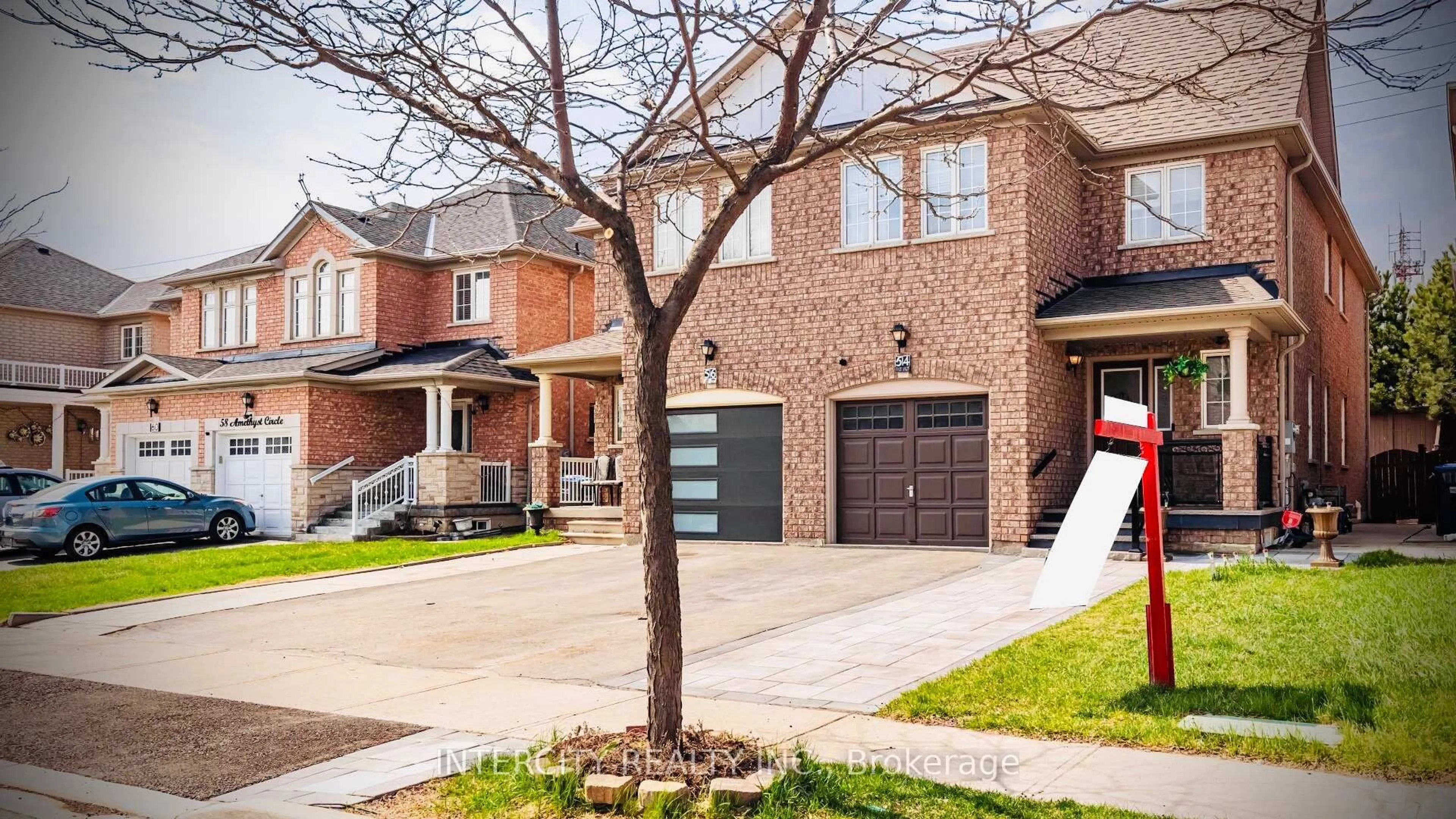 Home with brick exterior material, street for 54 Amethyst Circ, Brampton Ontario L6P 0Z3