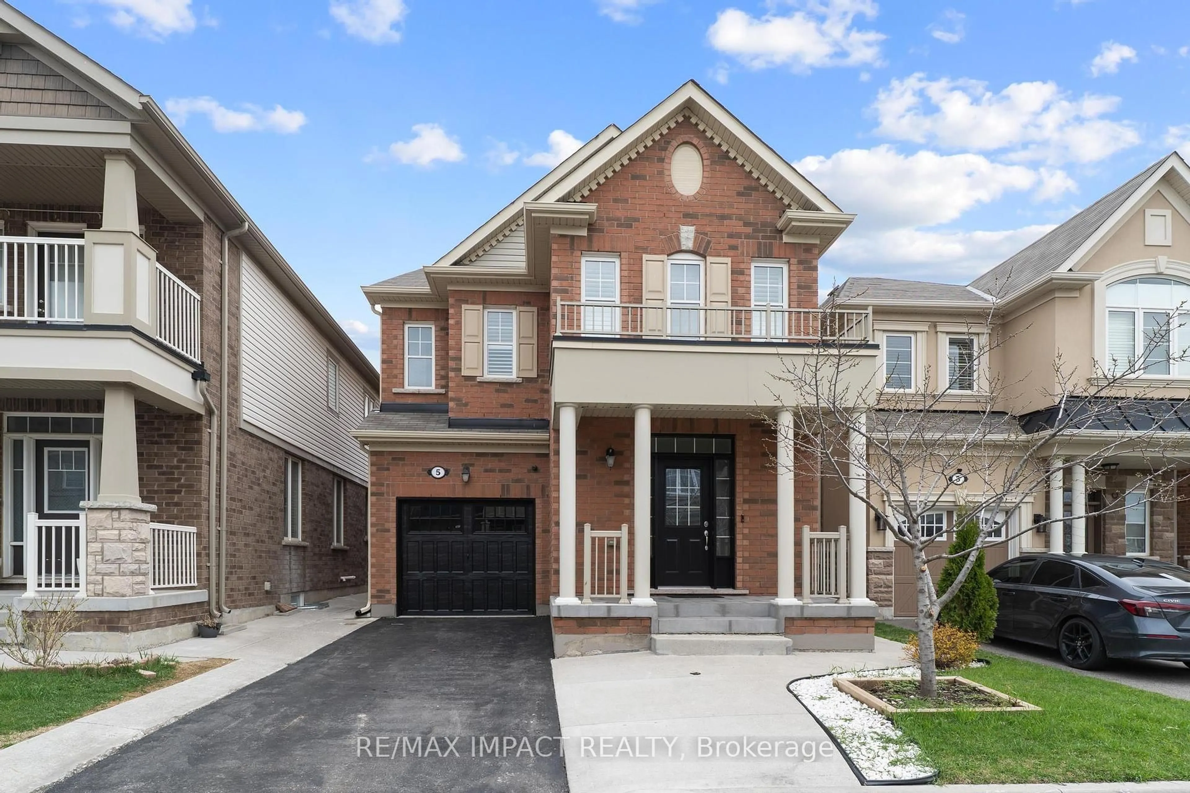 Home with brick exterior material, street for 5 Jemima Rd, Brampton Ontario L7A 4T2