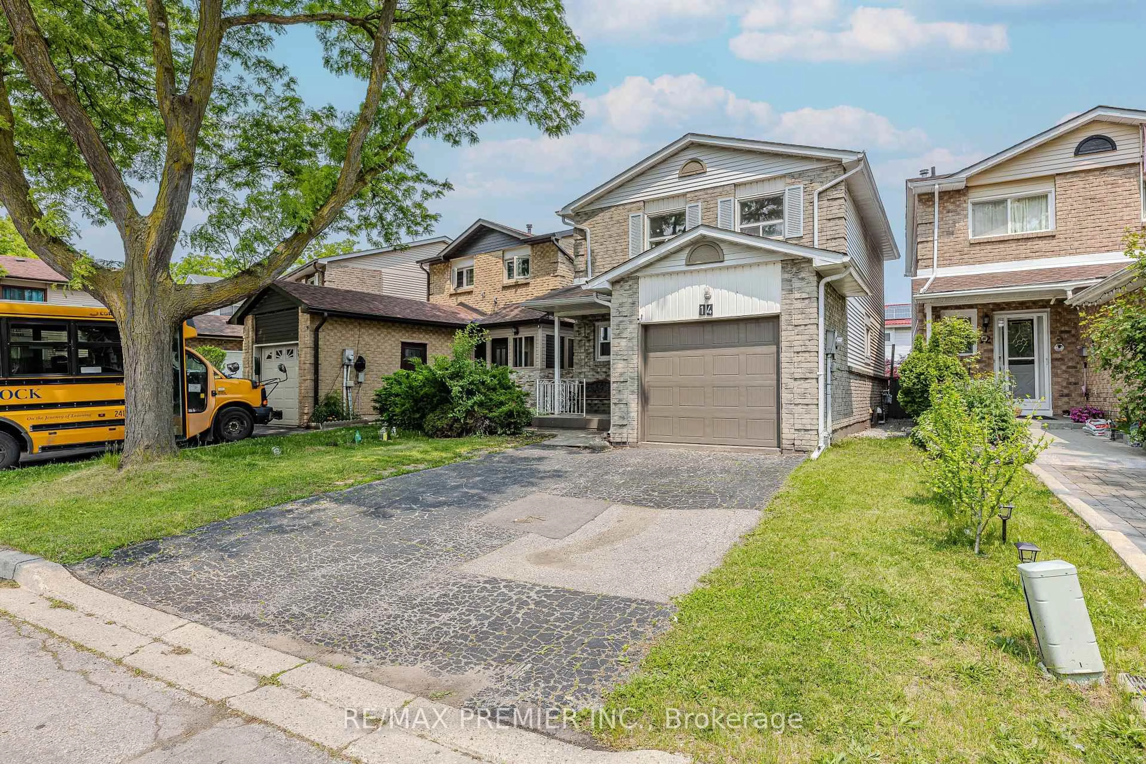 Home with brick exterior material, street for 14 Shady Glen Rd, Toronto Ontario M9W 6G3