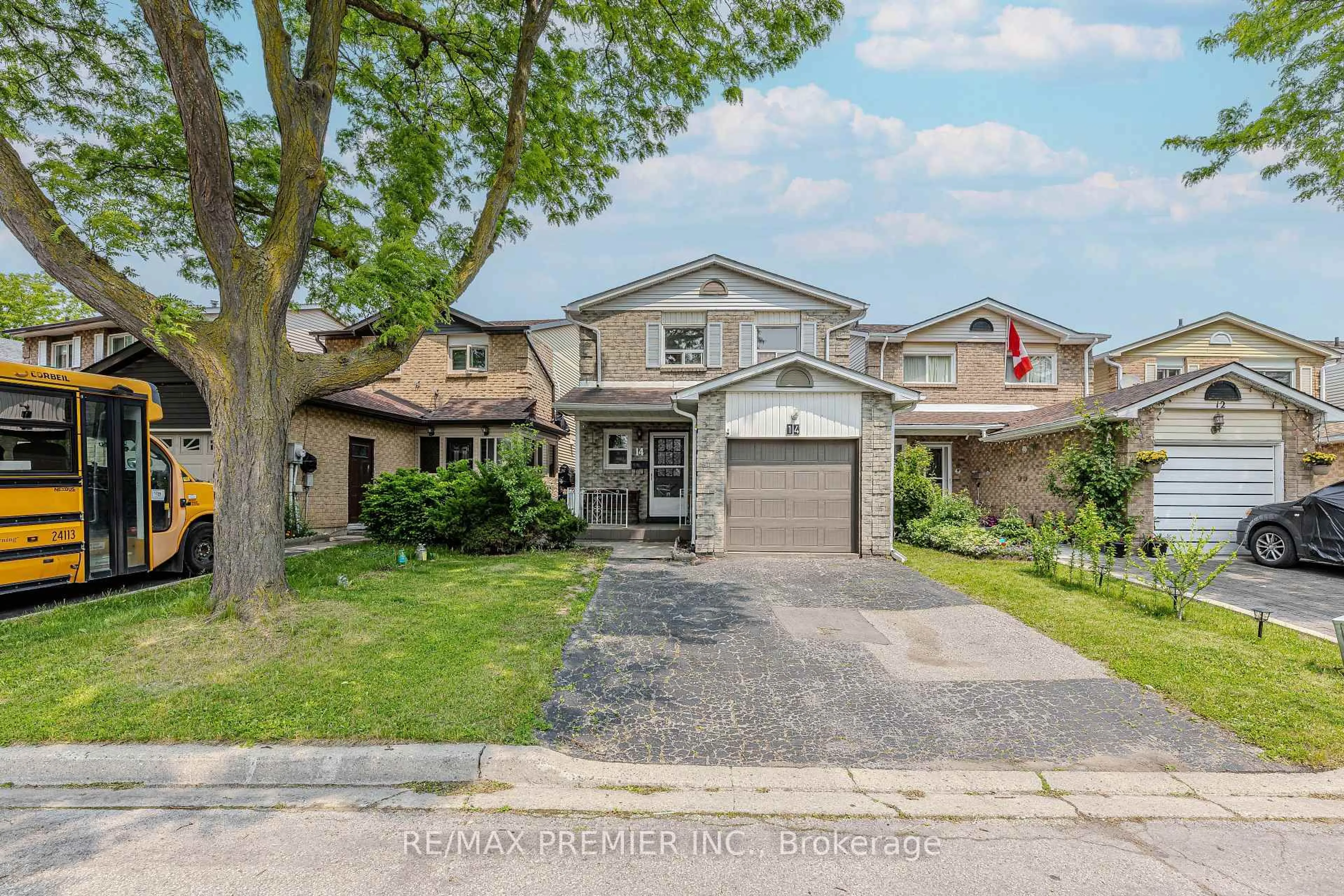 Home with brick exterior material, street for 14 Shady Glen Rd, Toronto Ontario M9W 6G3