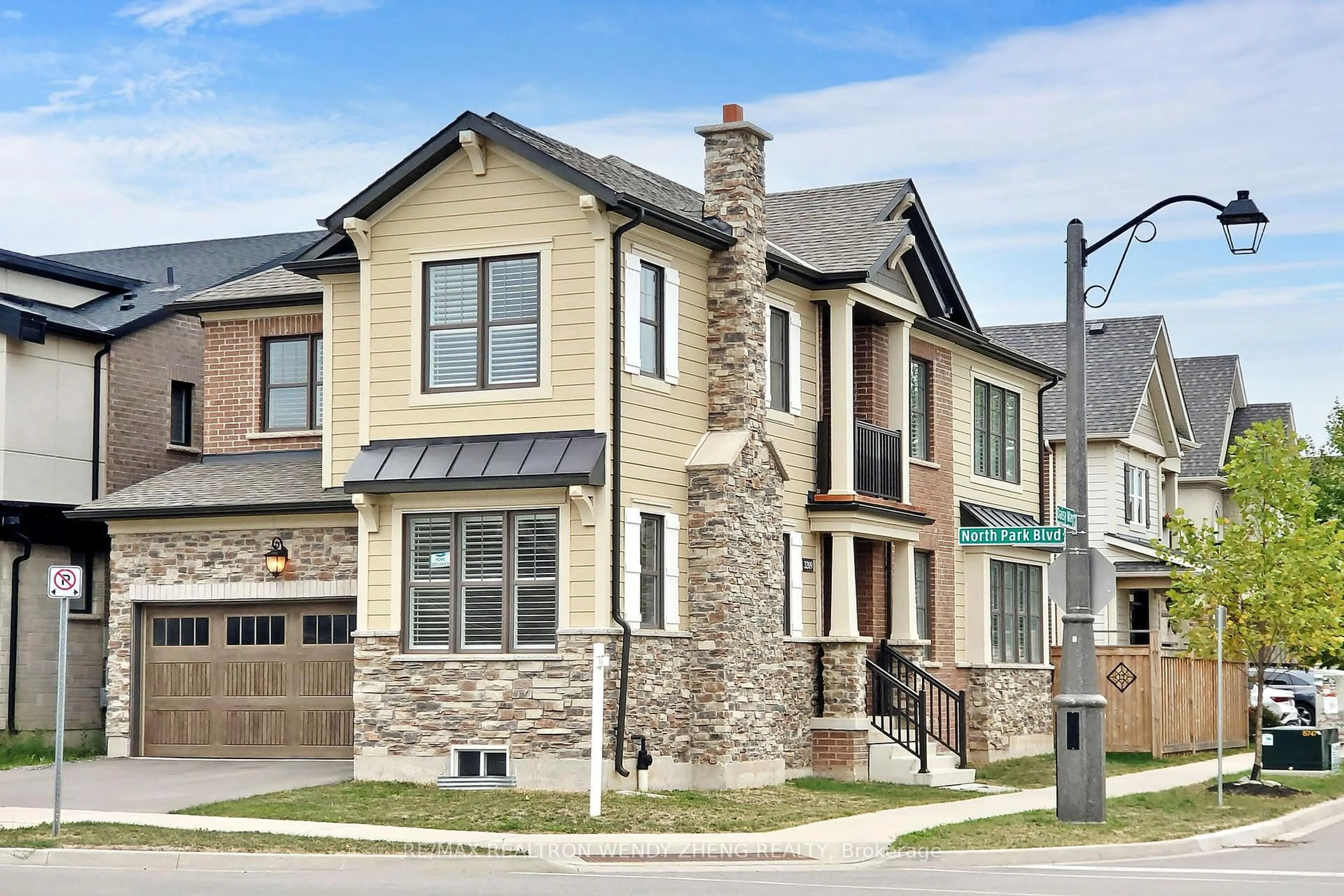 Home with brick exterior material, street for 3209 Daisy Way, Oakville Ontario L6M 1L4