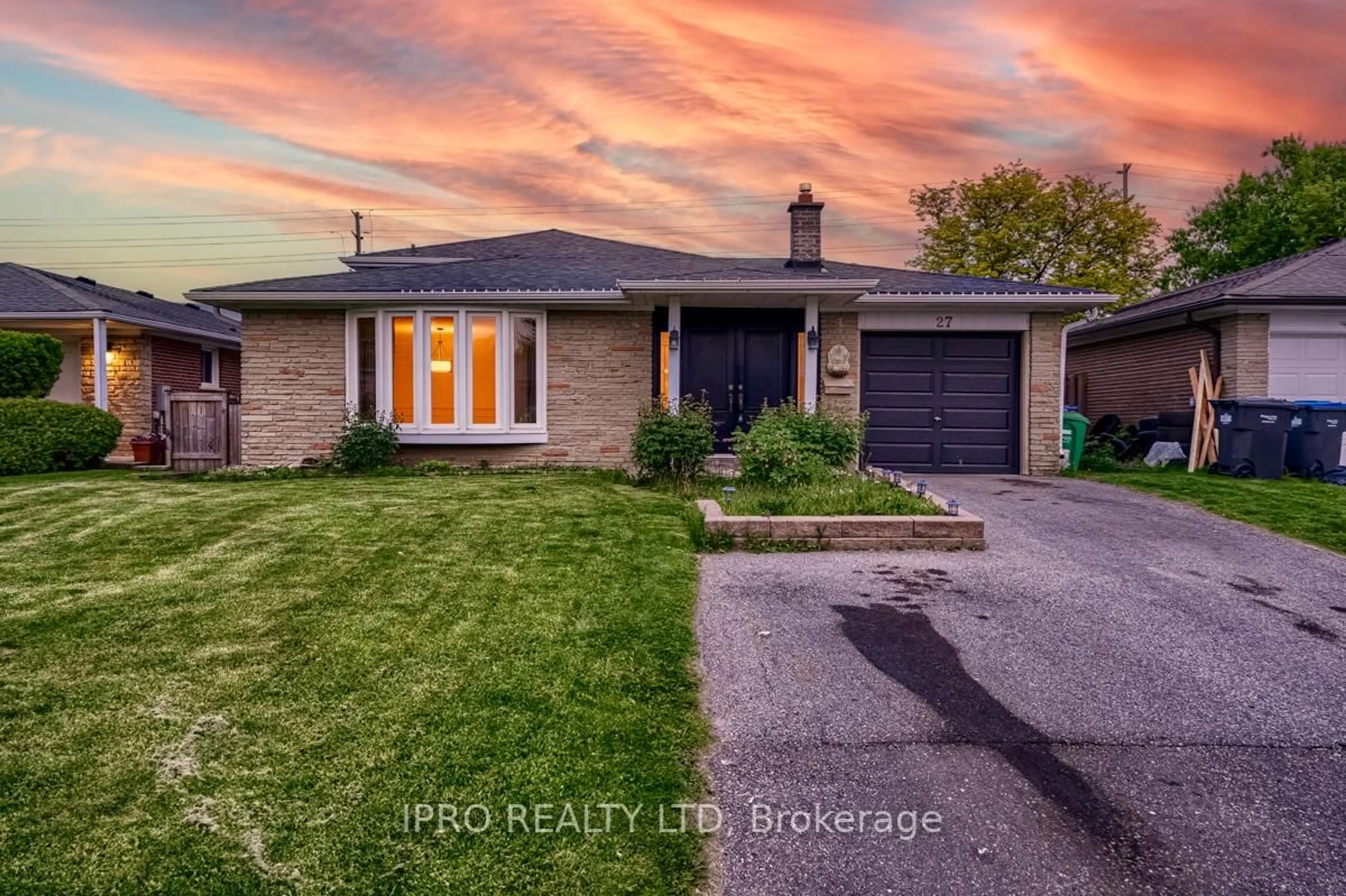 Home with brick exterior material, street for 27 Caldwell Cres, Brampton Ontario L6W 1A2