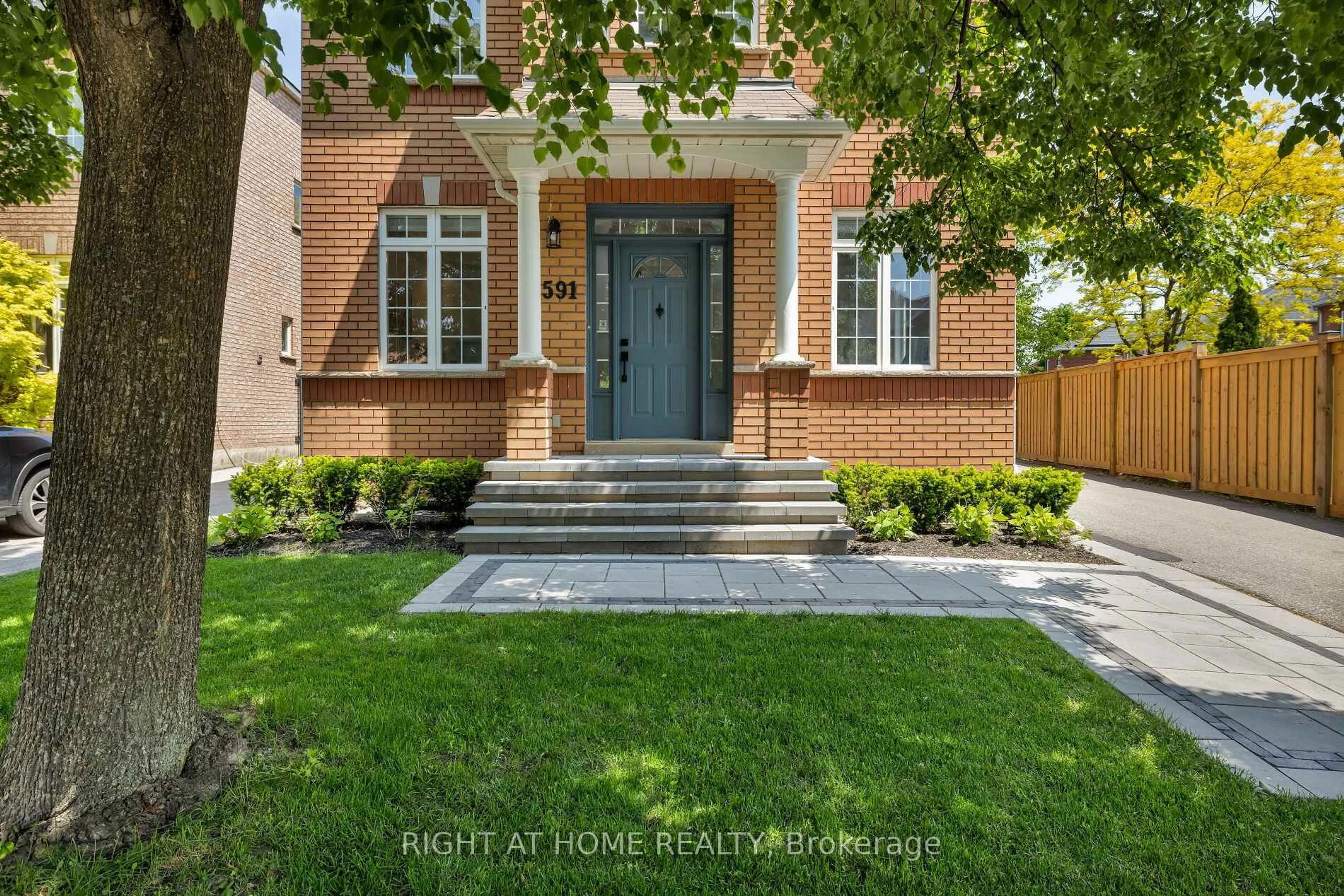 Home with brick exterior material, street for 2591 Castle Hill Cres, Oakville Ontario L6H 6J1