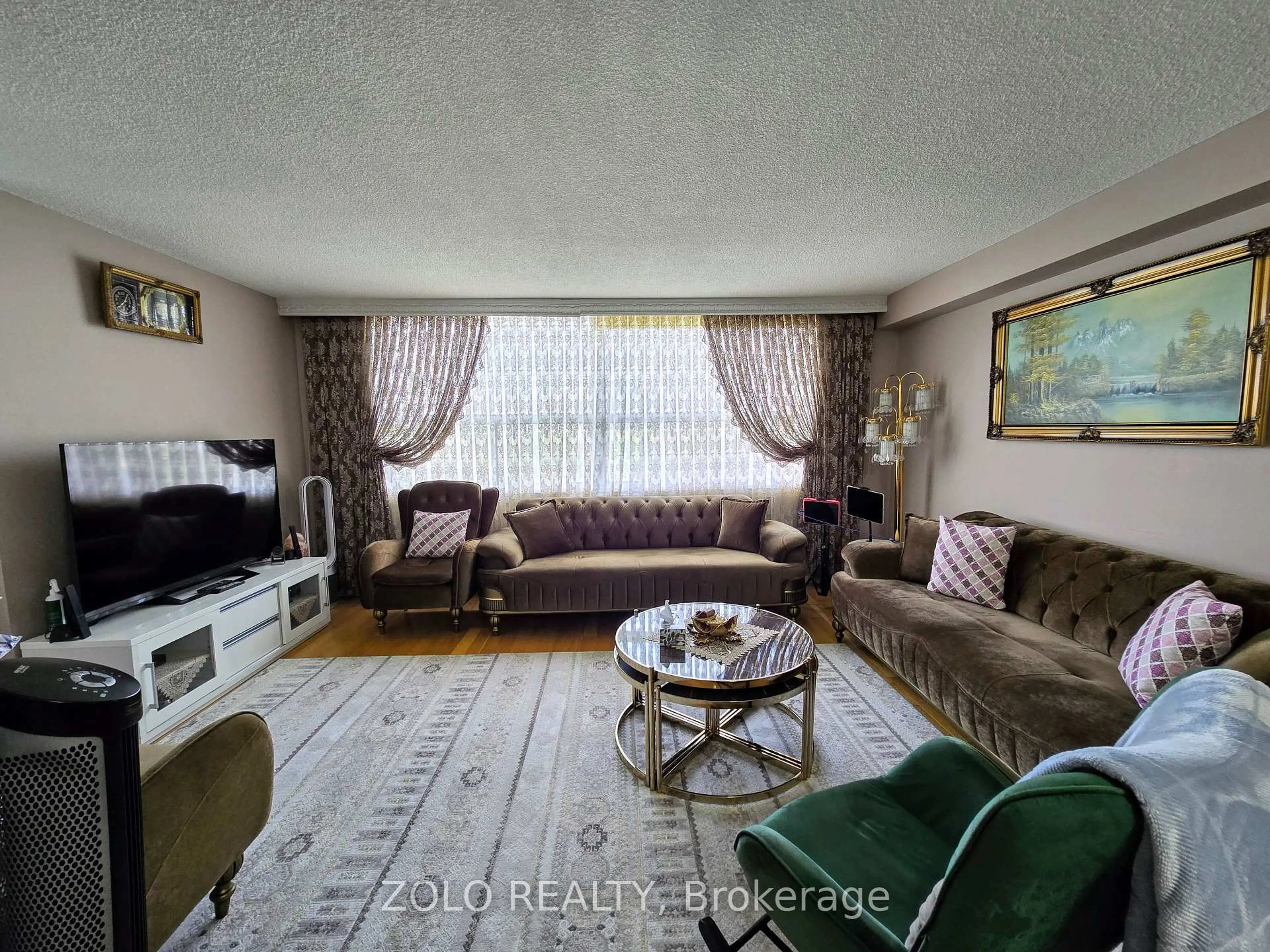 Living room with furniture, unknown for 10 Tobermory Dr #804, Toronto Ontario M3N 2Y5