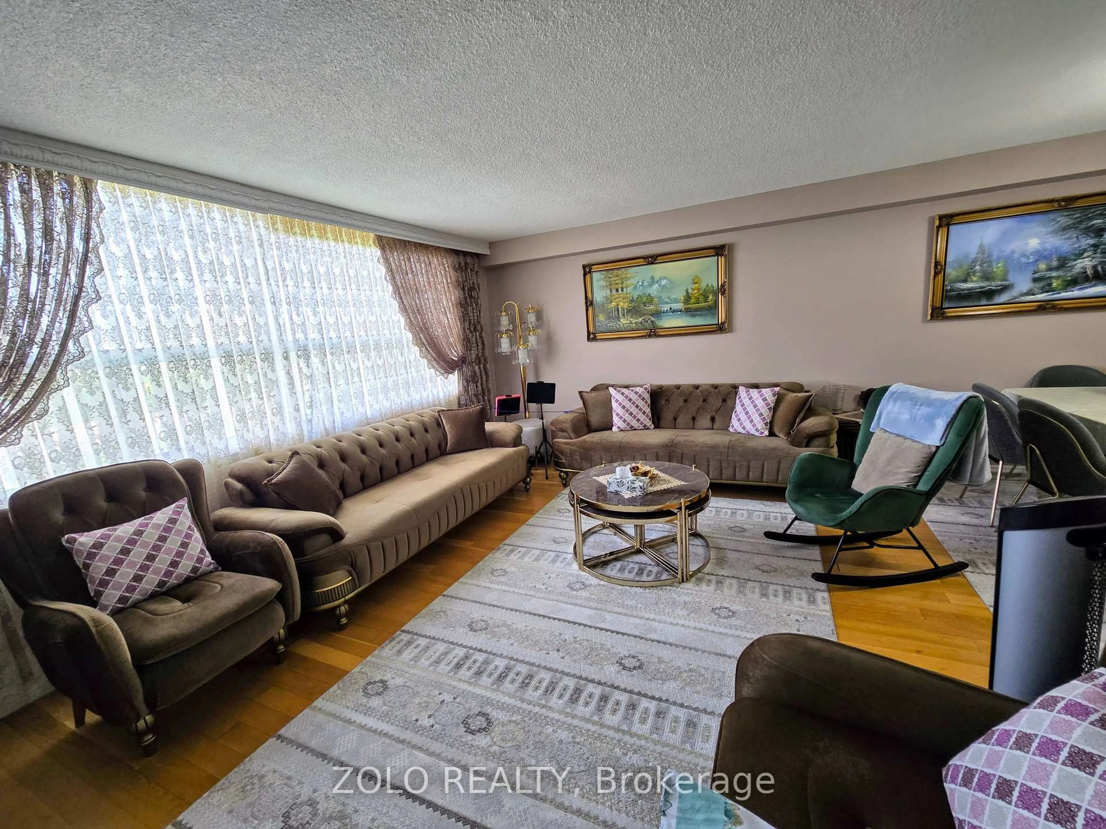 Living room with furniture, unknown for 10 Tobermory Dr #804, Toronto Ontario M3N 2Y5