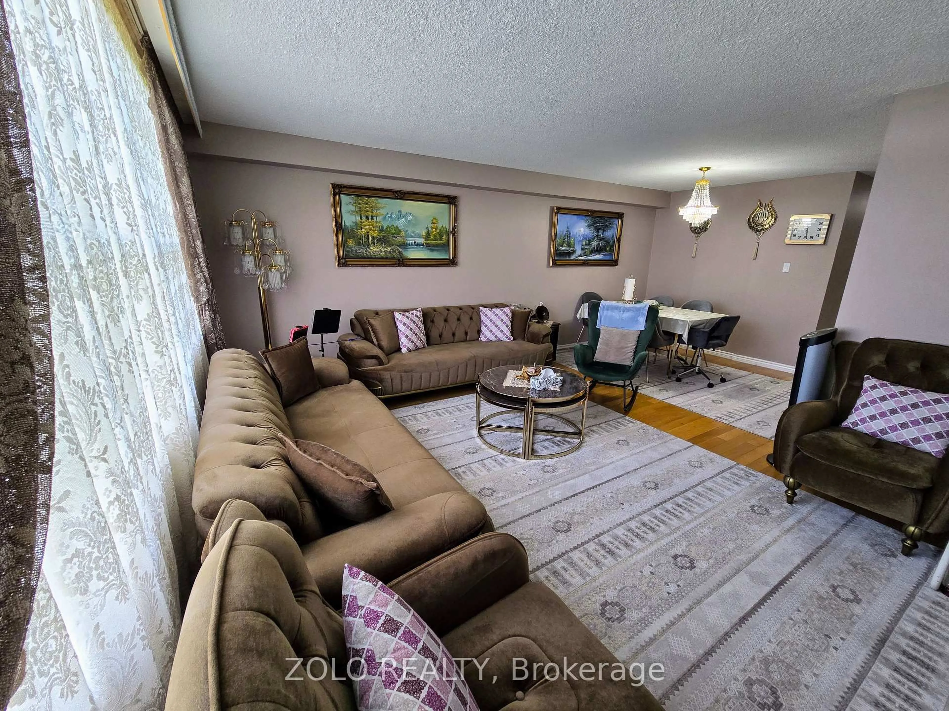 Living room with furniture, unknown for 10 Tobermory Dr #804, Toronto Ontario M3N 2Y5